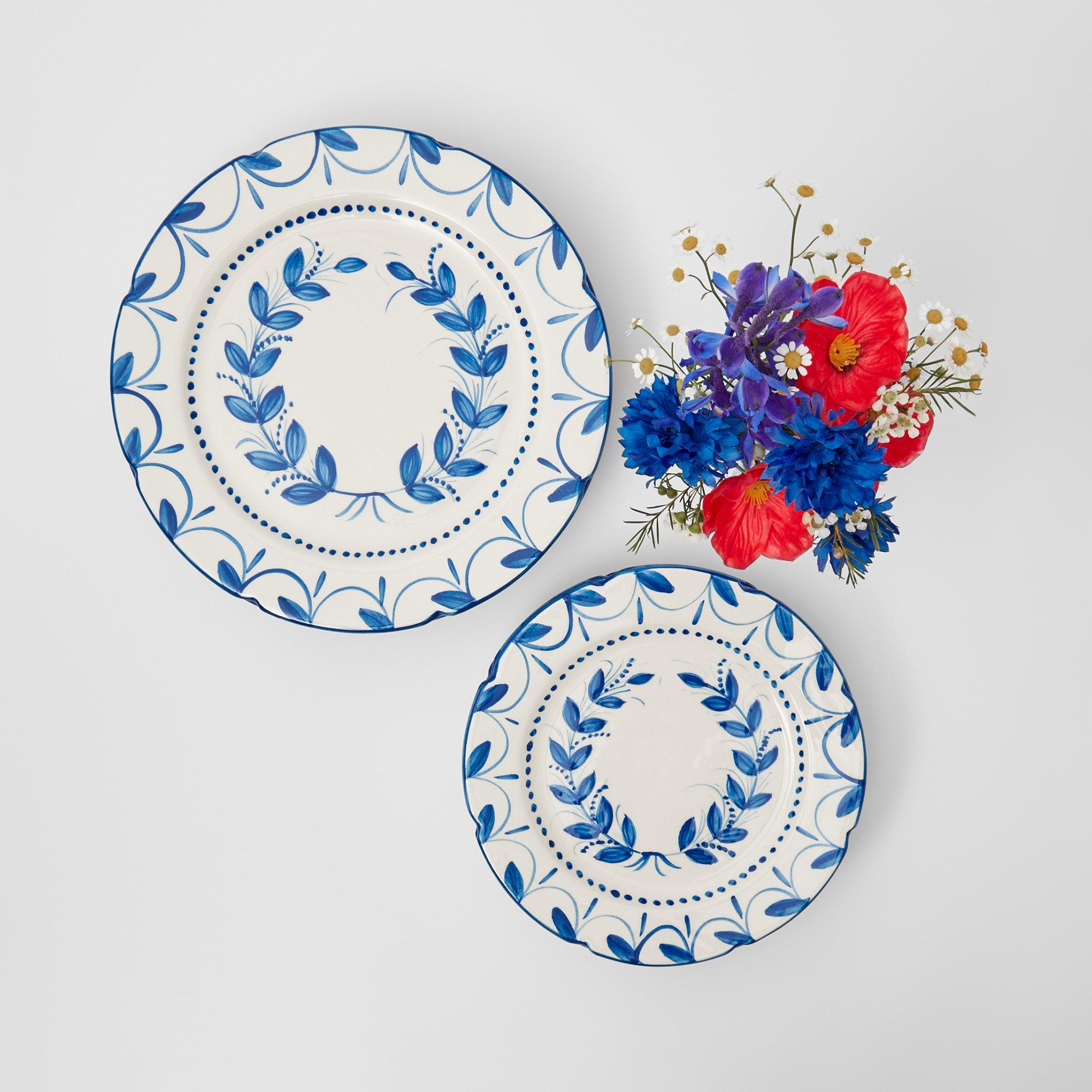 Elizabeth Garland Dinner & Starter Plates (Set of 8) - Mrs. Alice