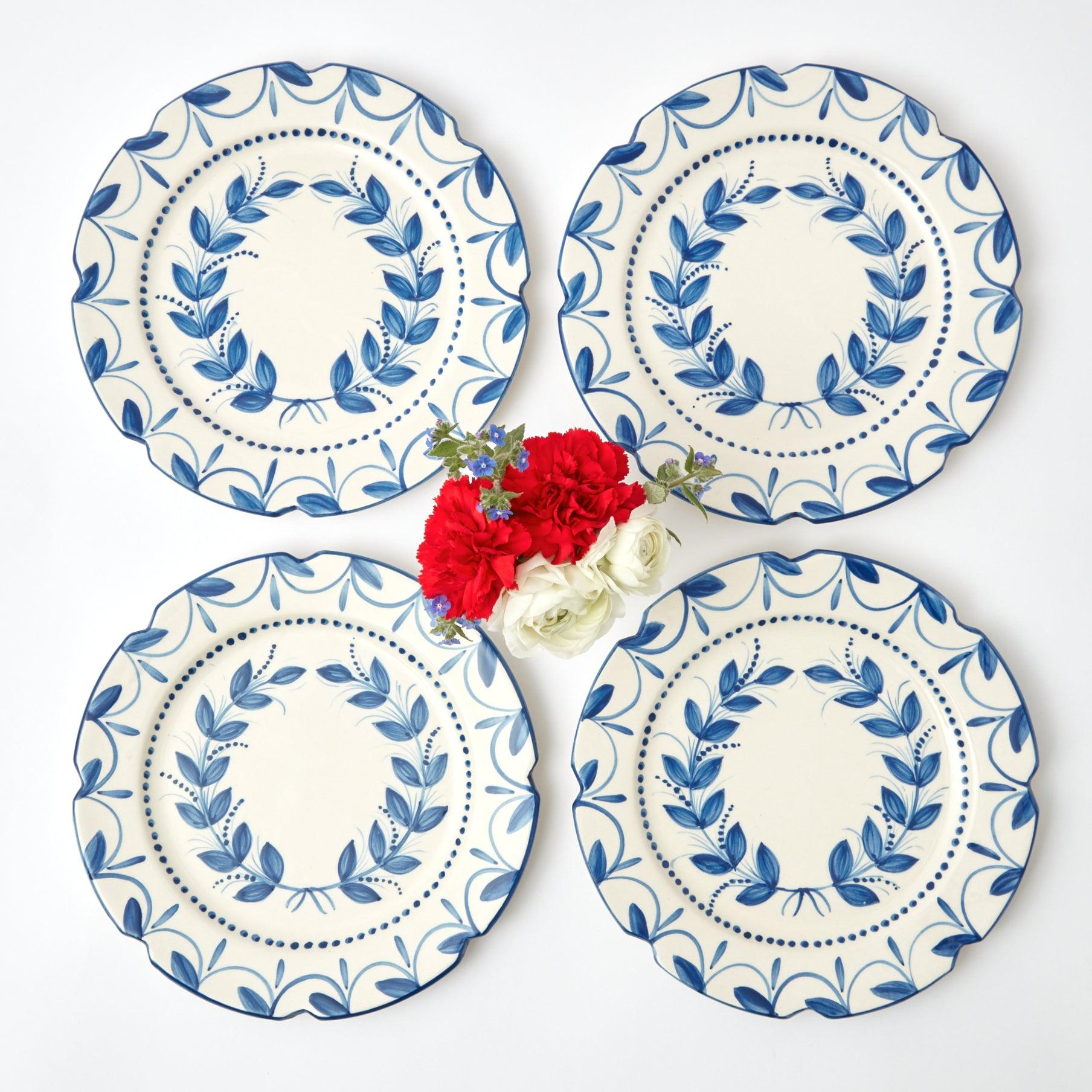 Elizabeth Garland Dinner Plates (Set of 4) - Mrs. Alice