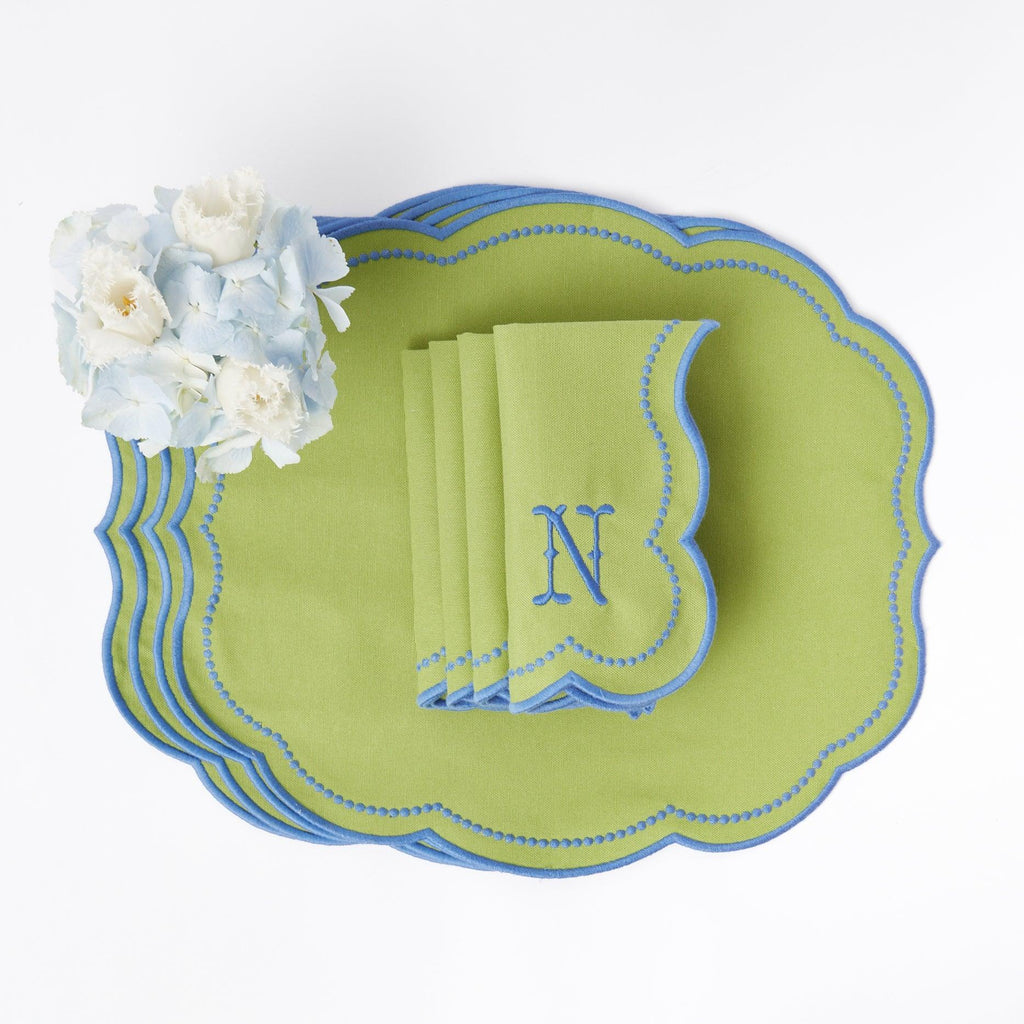 Eloise Green & Purple Placemats & Napkins (Set of 4) – Mrs. Alice