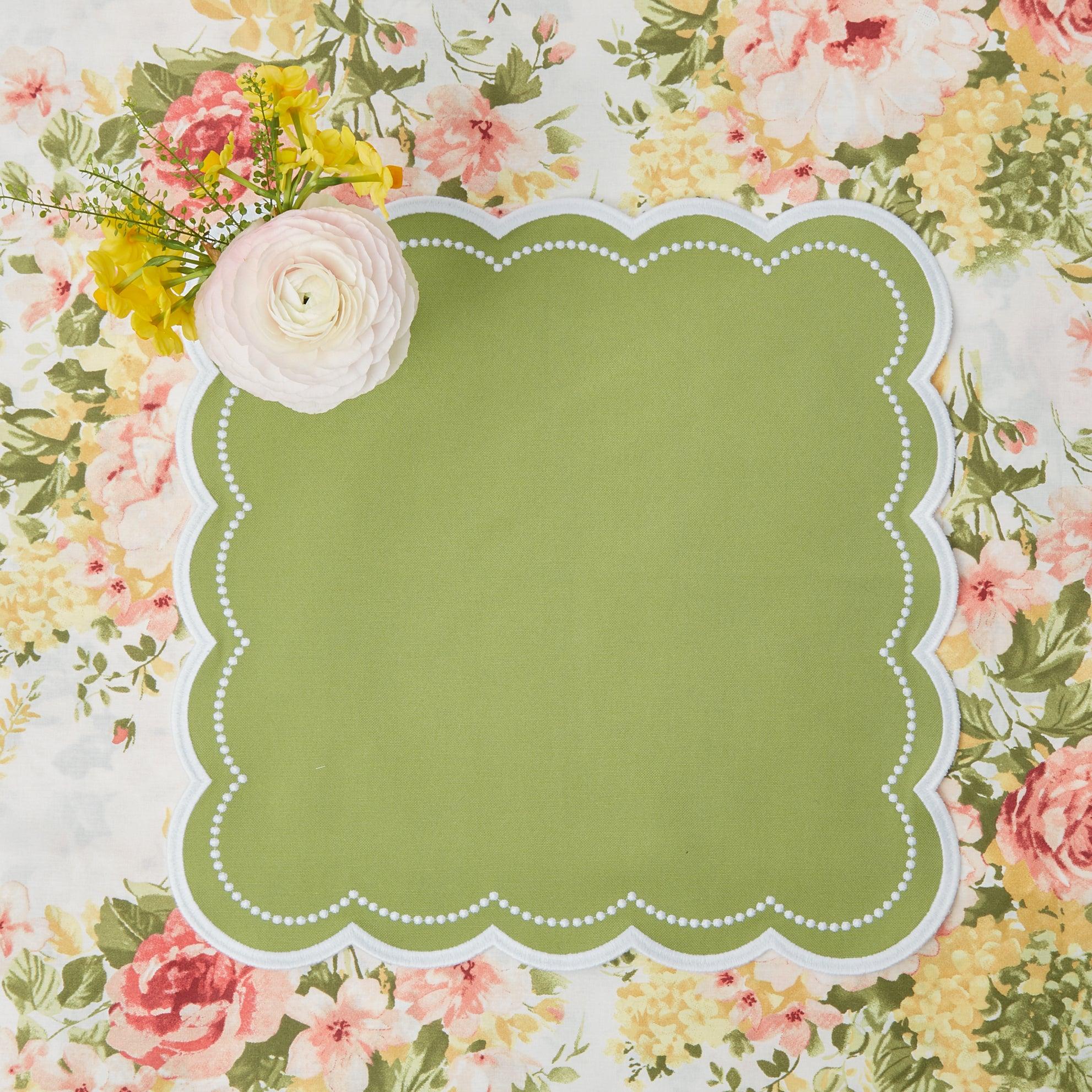 Elsa Green Napkins (Set of 4) - Mrs. Alice