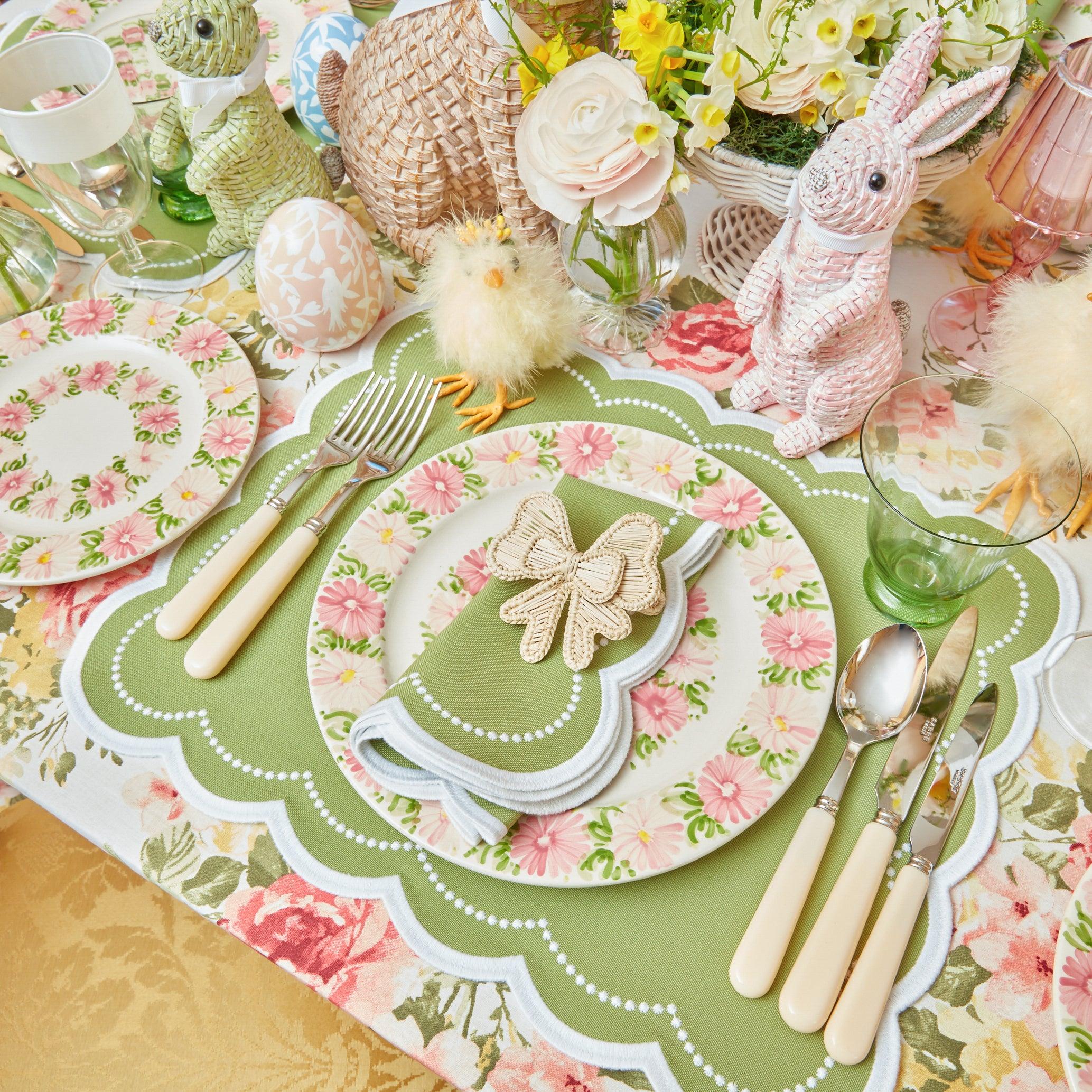 Elsa Green Napkins (Set of 4) - Mrs. Alice