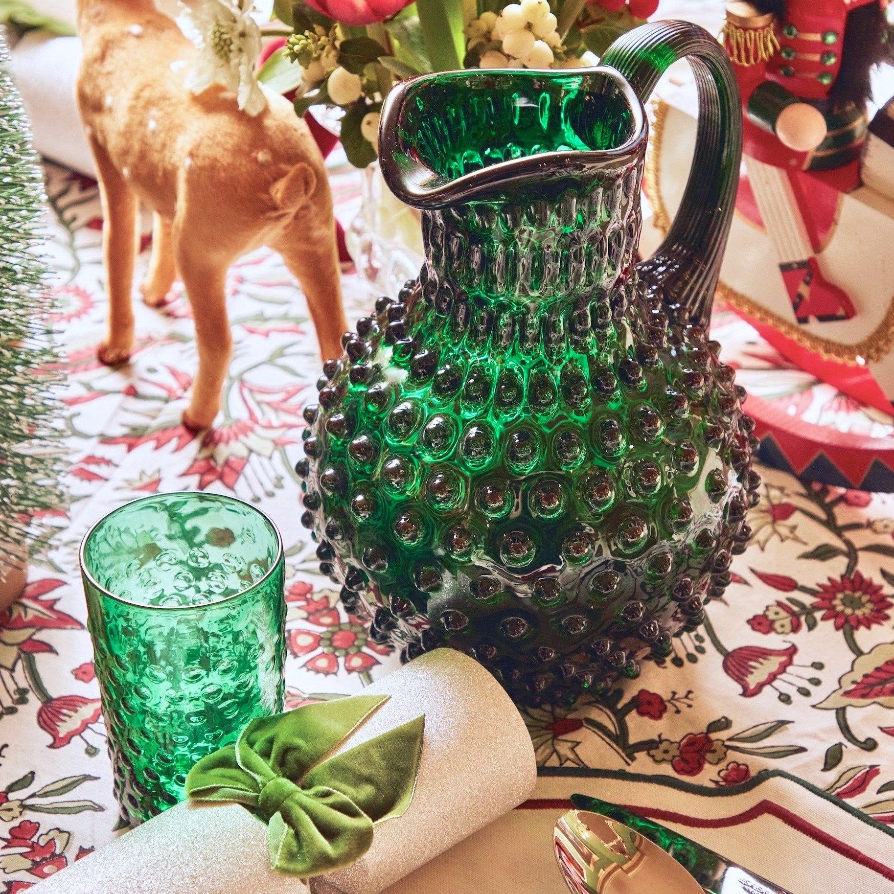 Hobnail Tumblers Dark Green Large (Set of 6) – ETOILE