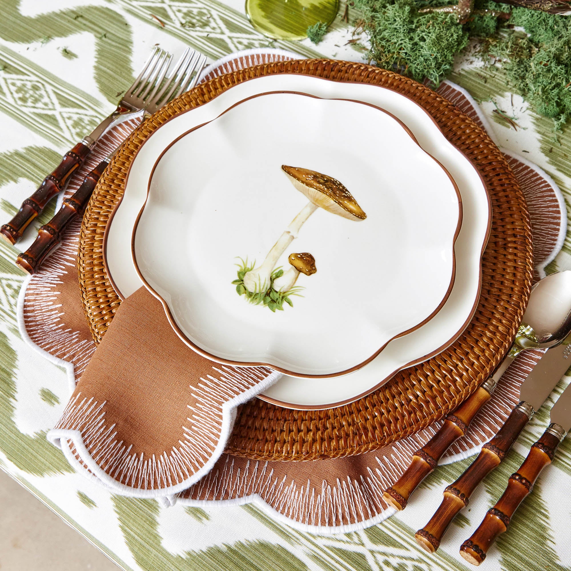 Alathea Caramel Linen Placemats (Set of 4)