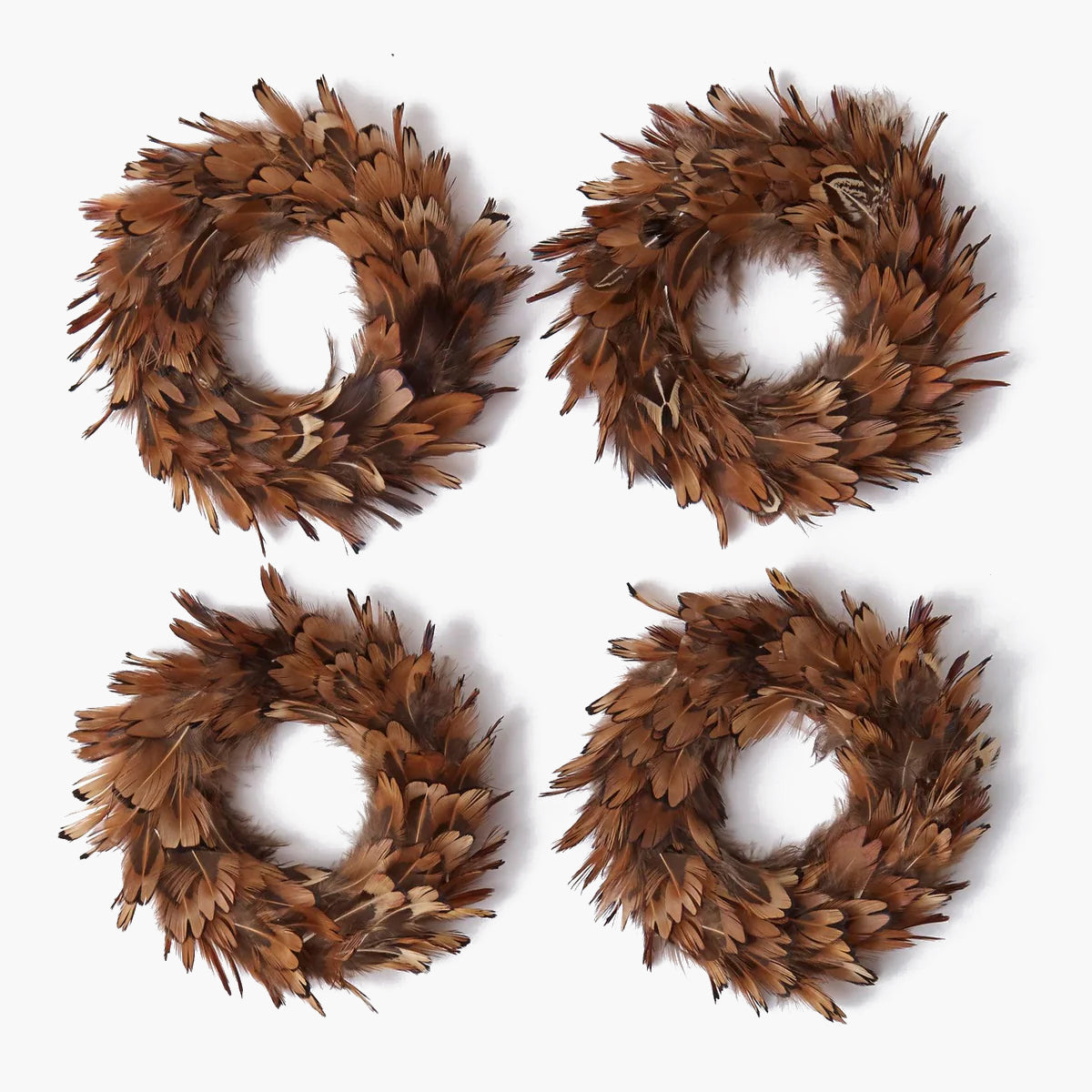 Feather Wreath (Set of 4)