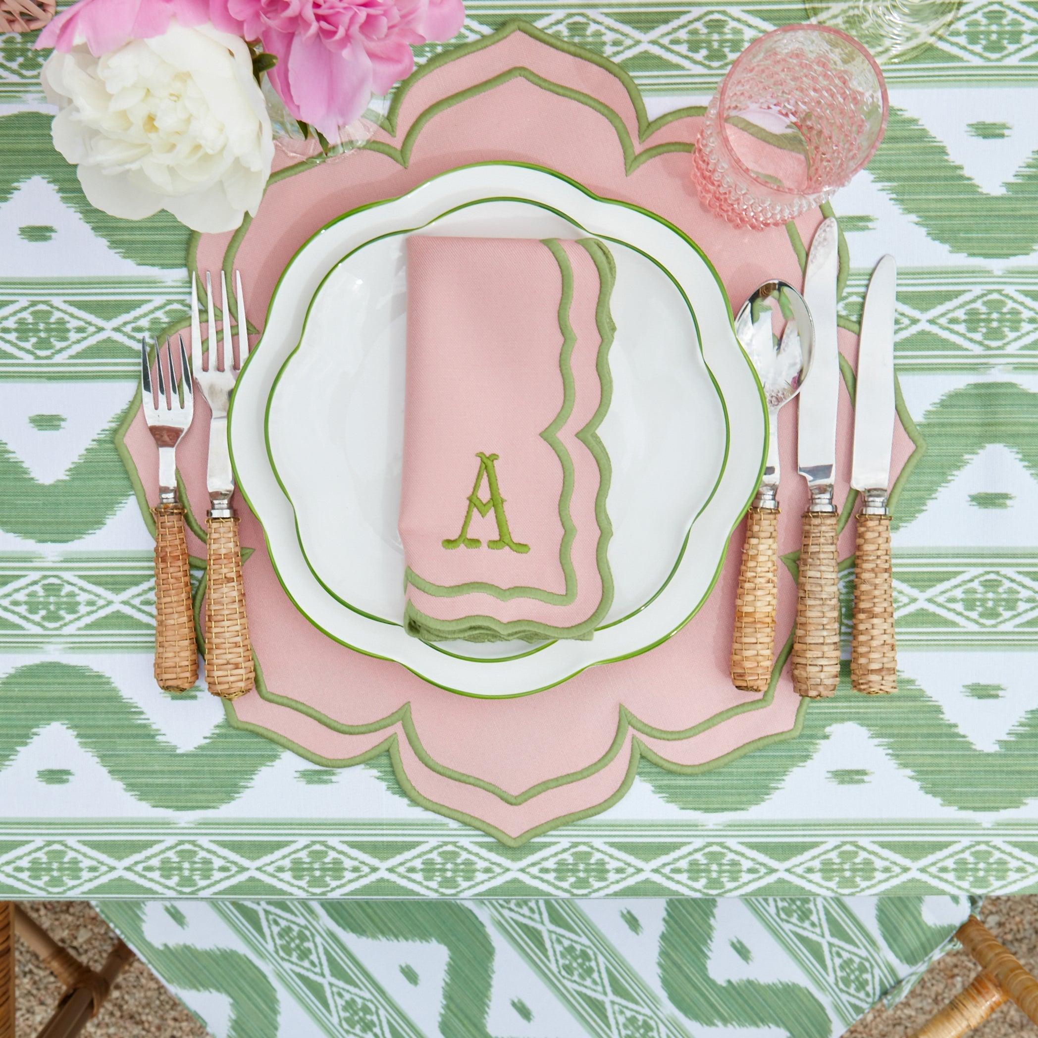 Fleur Pink Napkins (Set of 4) - Mrs. Alice