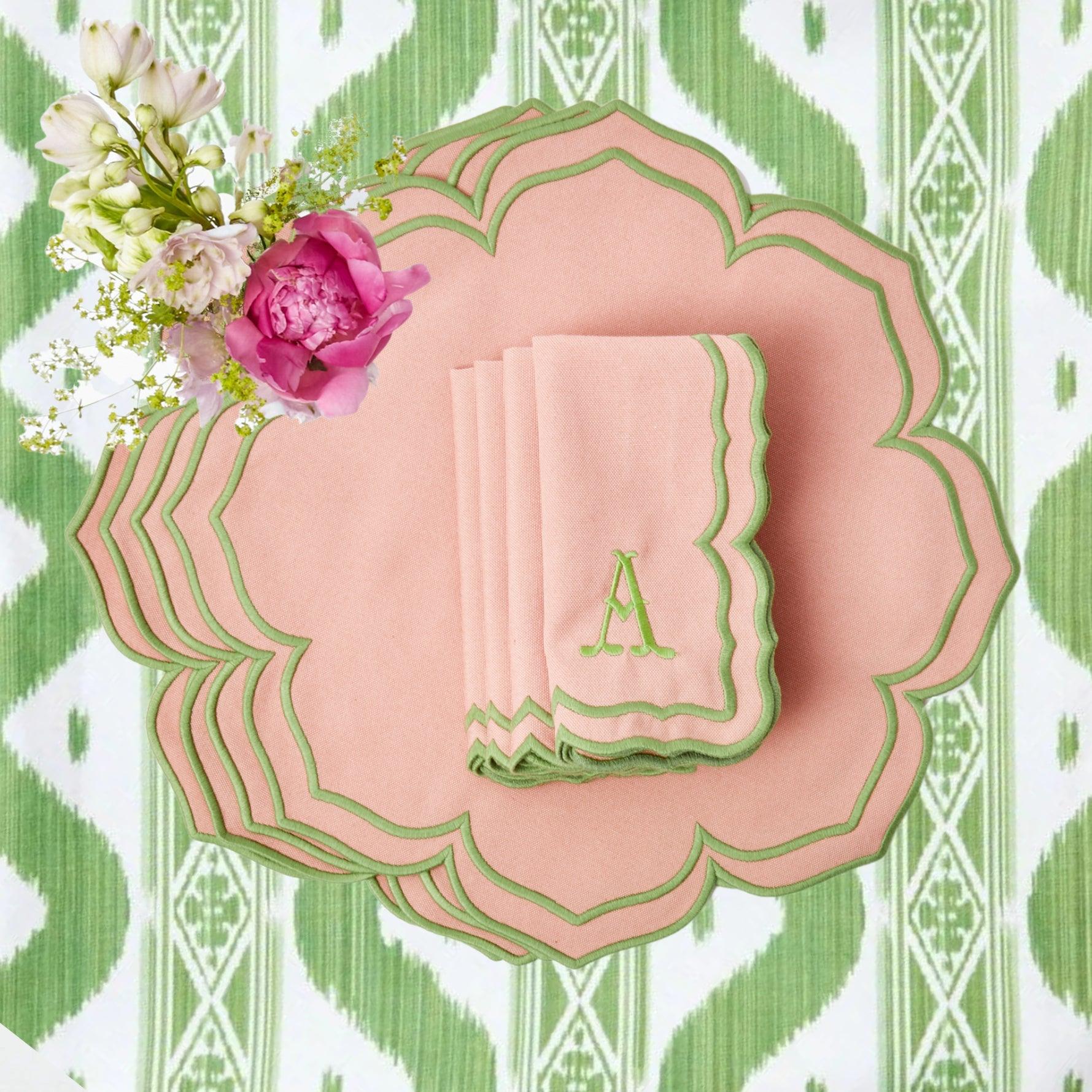 Fleur Pink Napkins (Set of 4) - Mrs. Alice