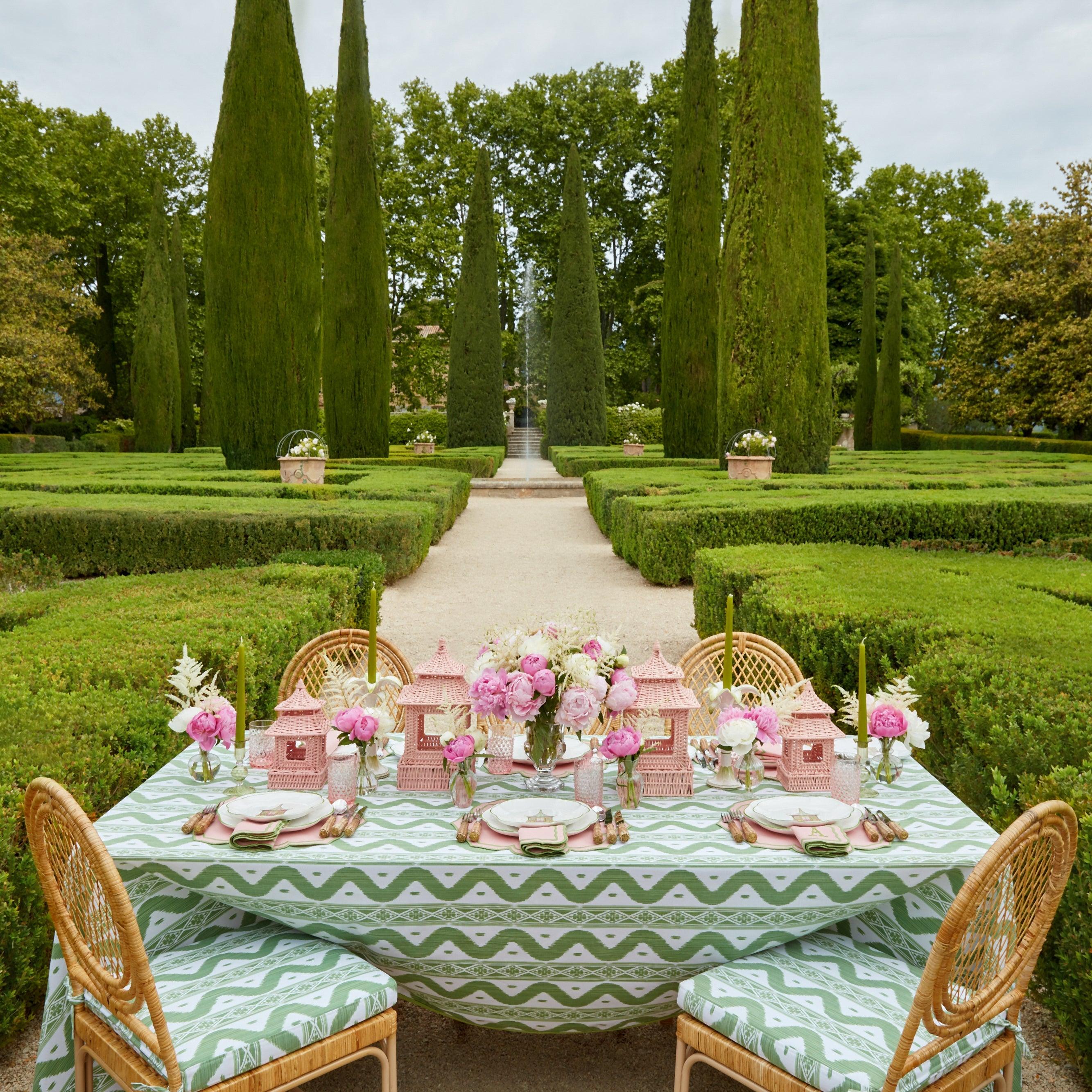 Fleur Pink Placemats & Napkins (Set of 4) - Mrs. Alice