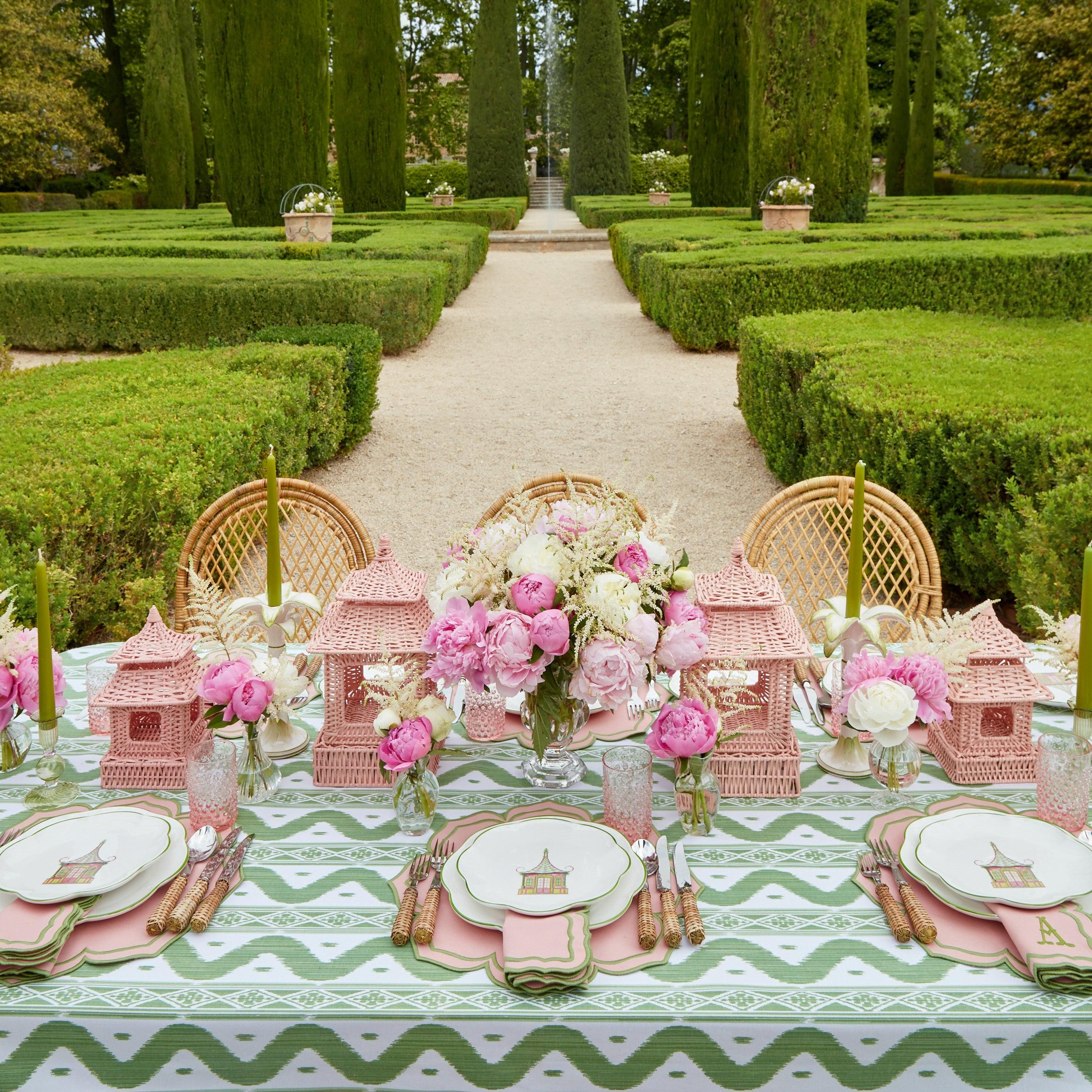 Fleur Pink Placemats & Napkins (Set of 4) - Mrs. Alice