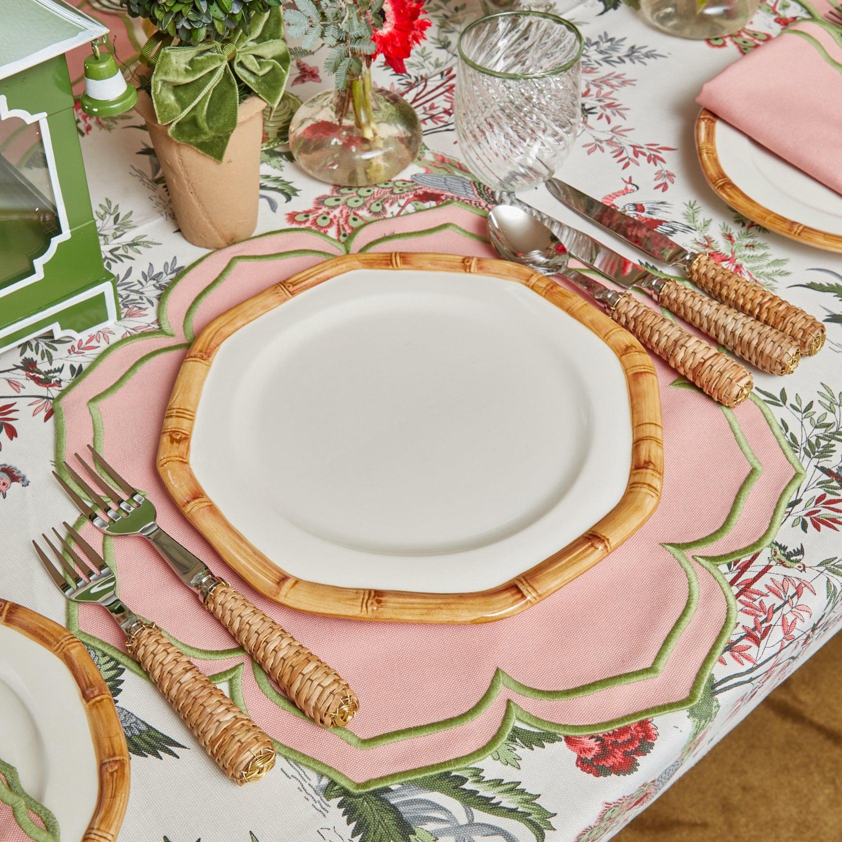 Fleur Pink Placemats (Set of 4) - Mrs. Alice