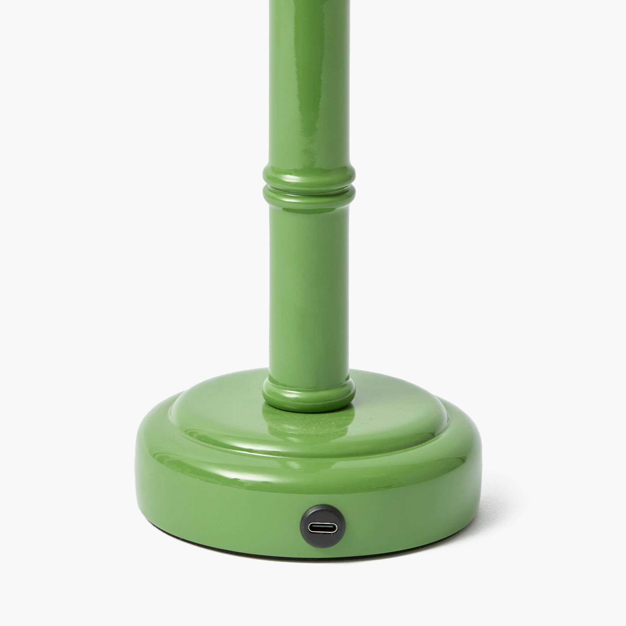 Green Leonora Lacquer Rechargeable Lamp