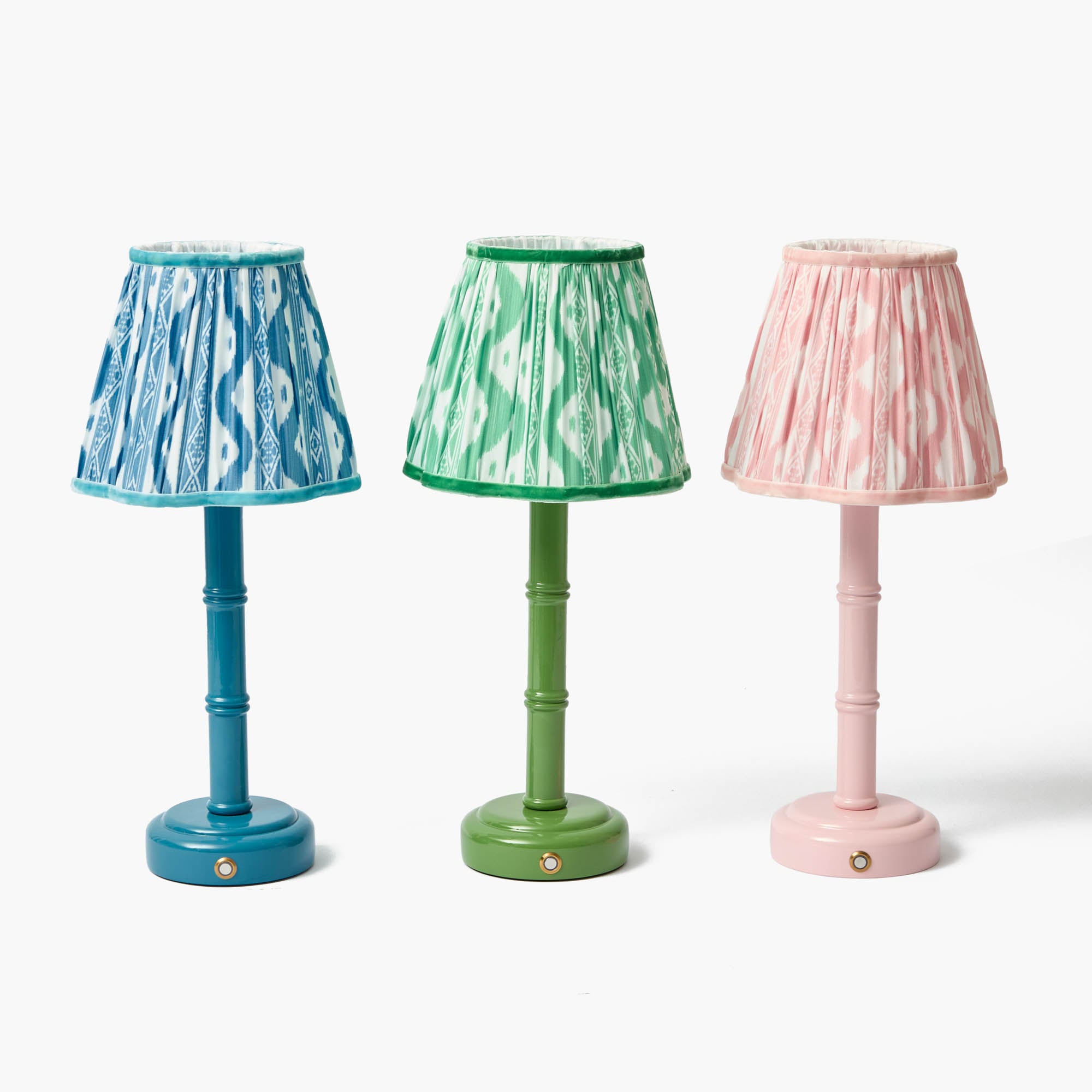 Green Leonora Lacquer Rechargeable Lamp