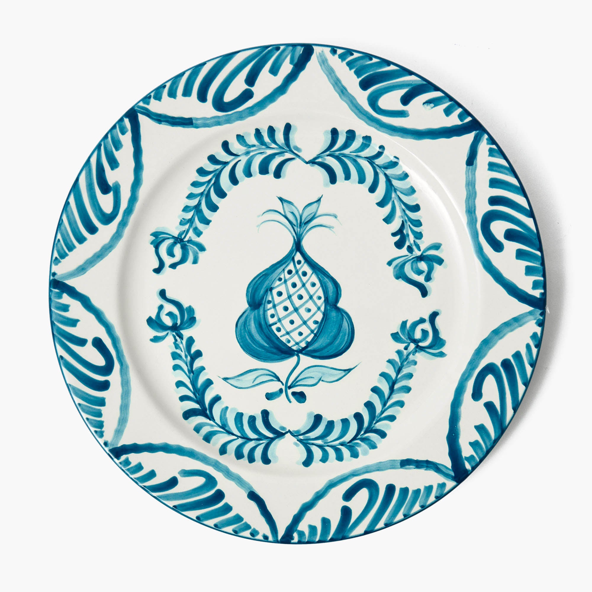 Blue Melograno Dinner Plate