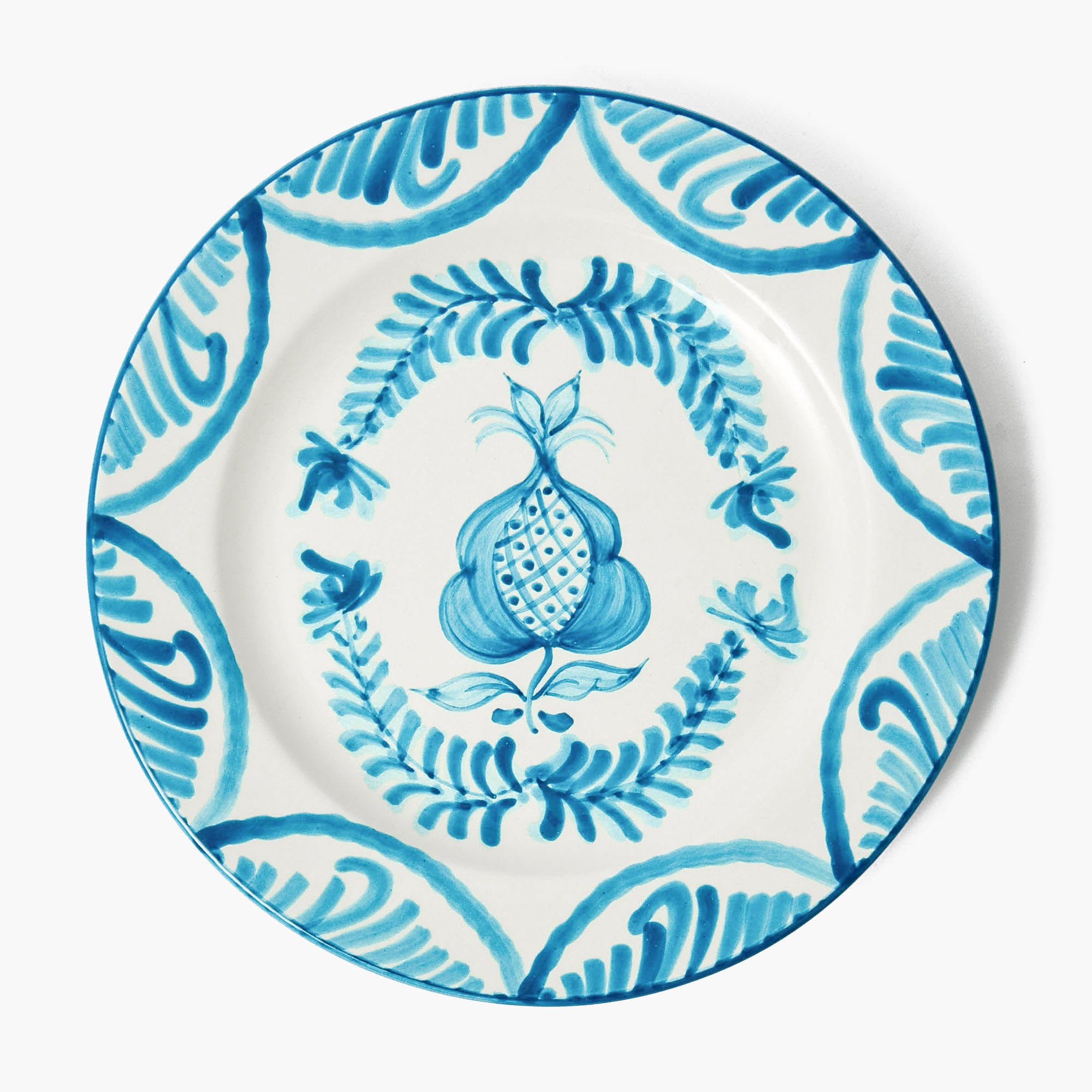 Blue Melograno Dinner Plate