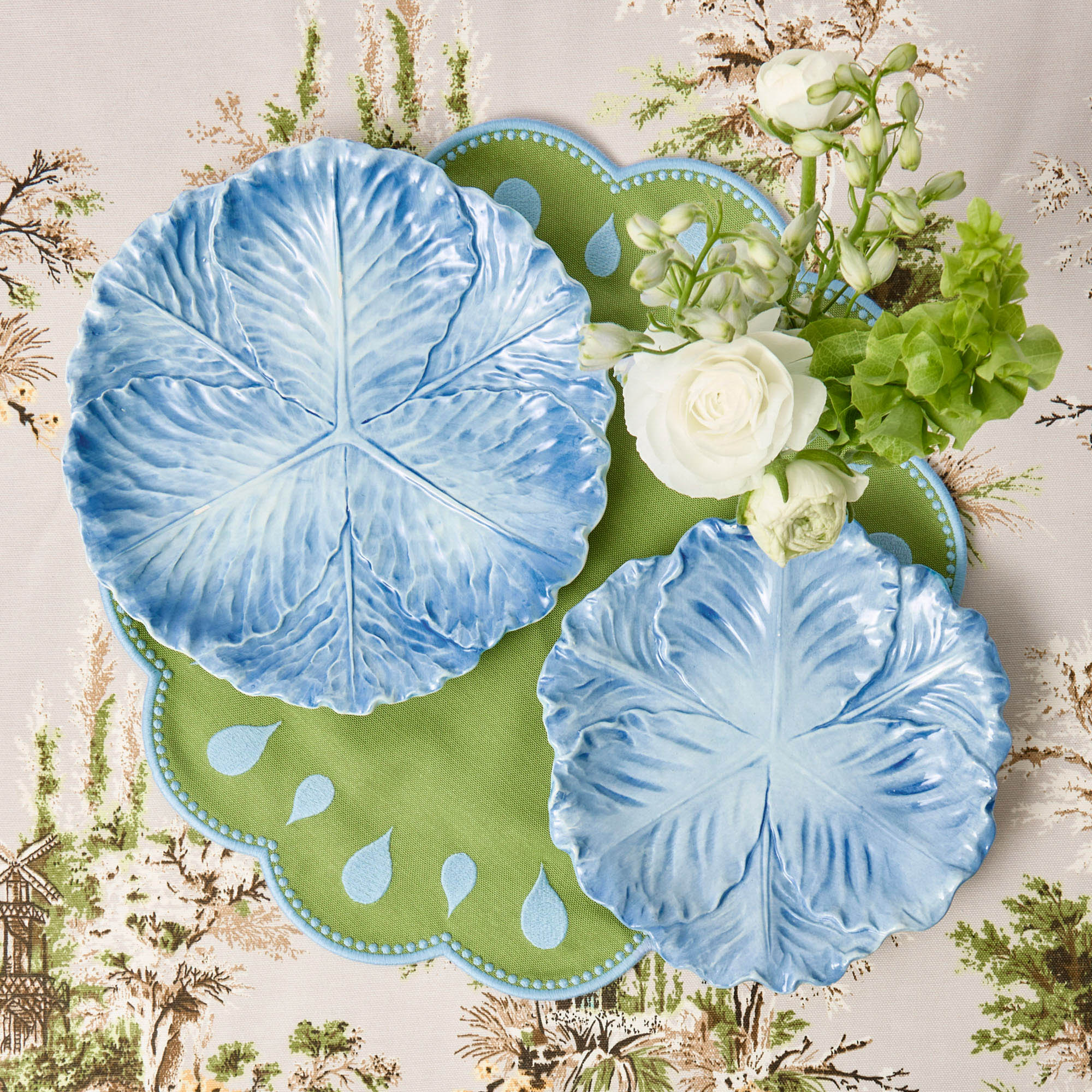 Serena Cabbage Dinner Plates (Set of 4)