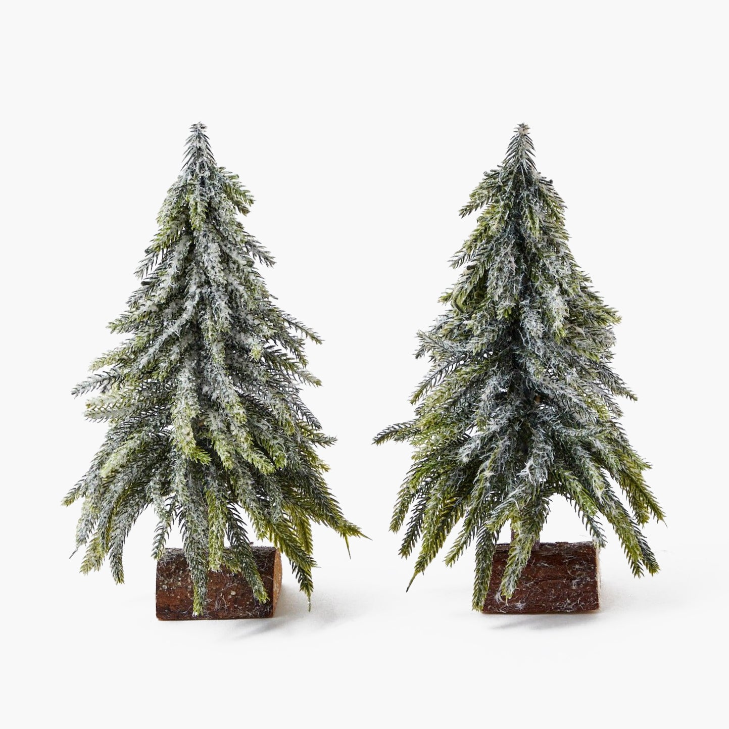 Frosted Fir Trees (Pair)