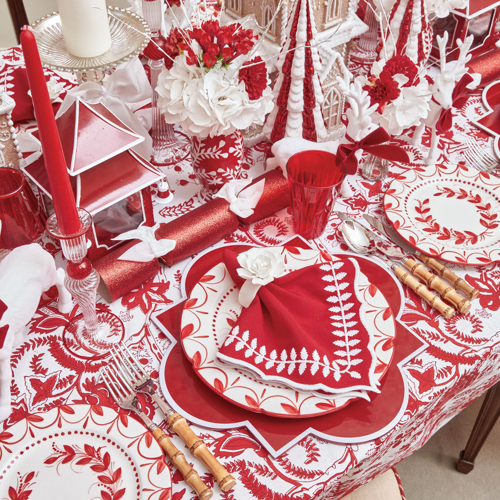 Coral Linen Placemats (Set of 4) – Mrs. Alice