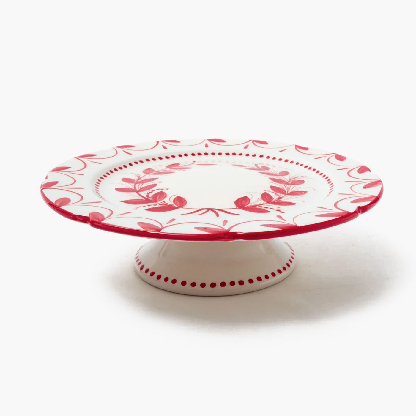 Red Elizabeth Garland Cake Stand