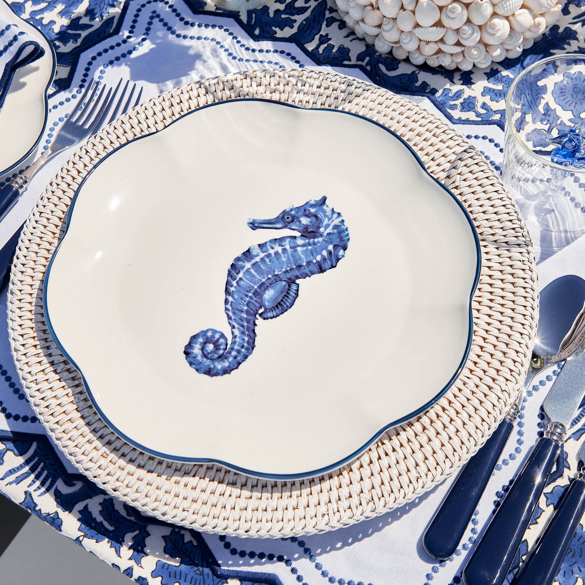 Seashore Dinner Plates (Set of 4)