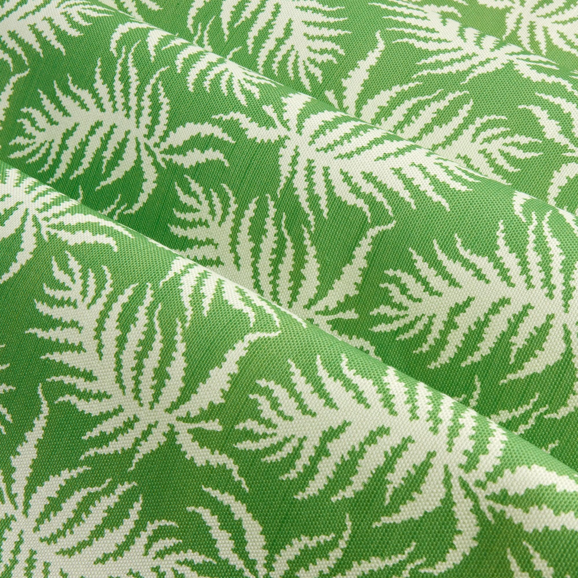 Green Trailing Ferns Fabric - Mrs. Alice