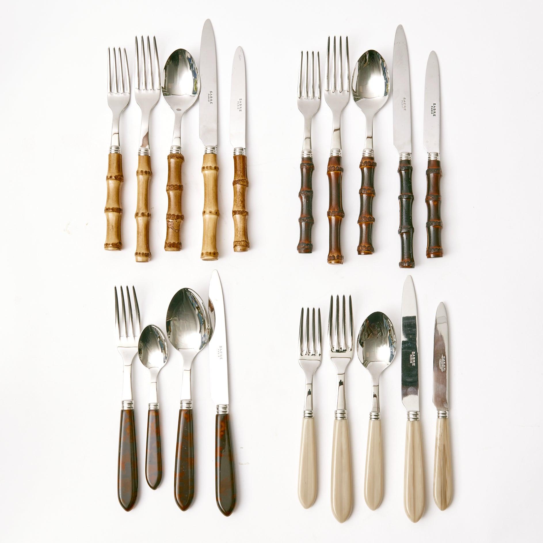 Grey Horn Cutlery Set (5 Piece) - Mrs. Alice