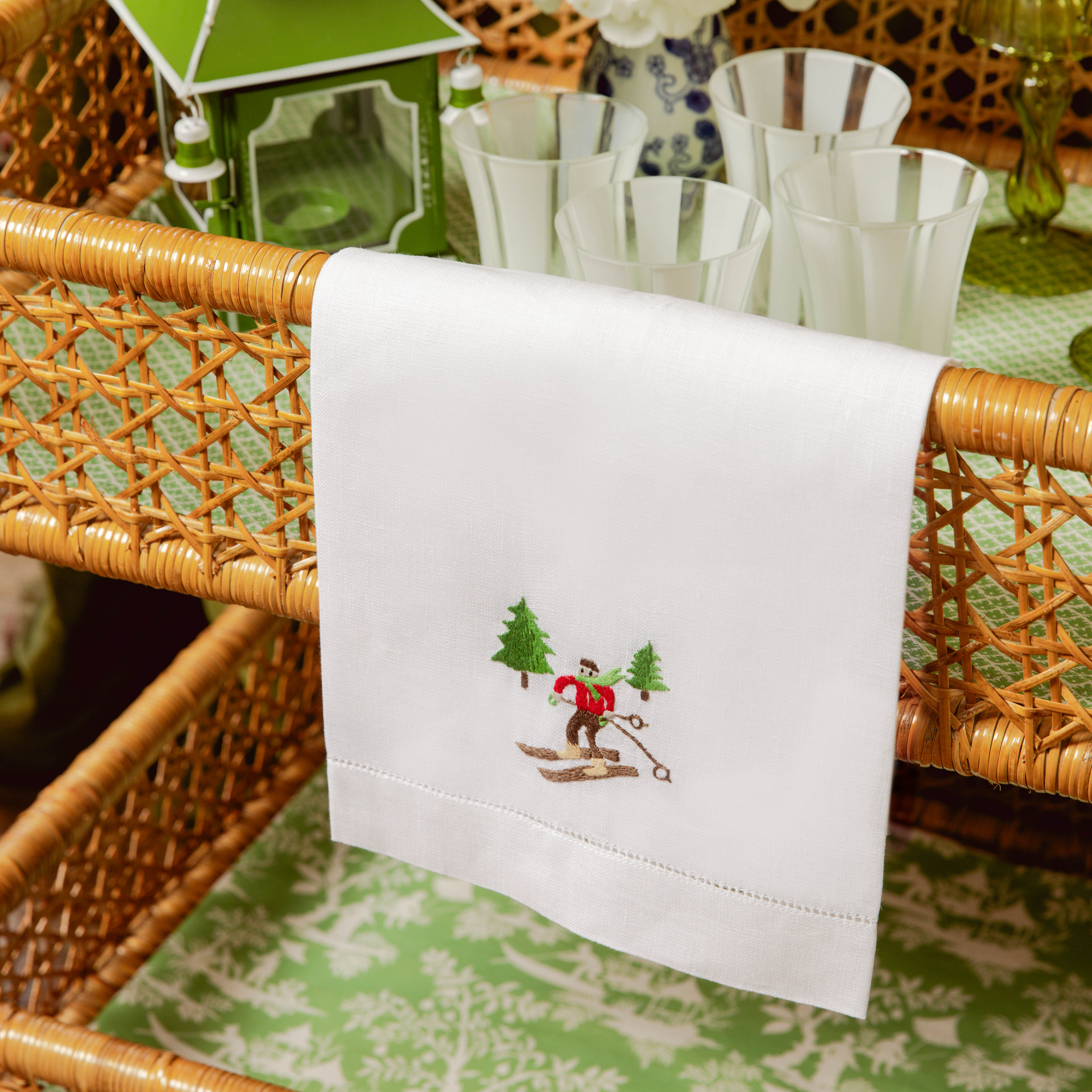 Embroidered guest hand towels sale