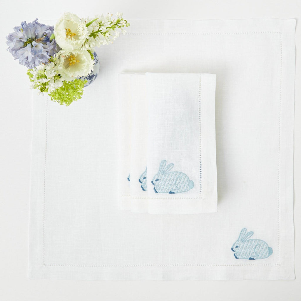 Park Designs Linen Napkin Bleached White - Set of 4