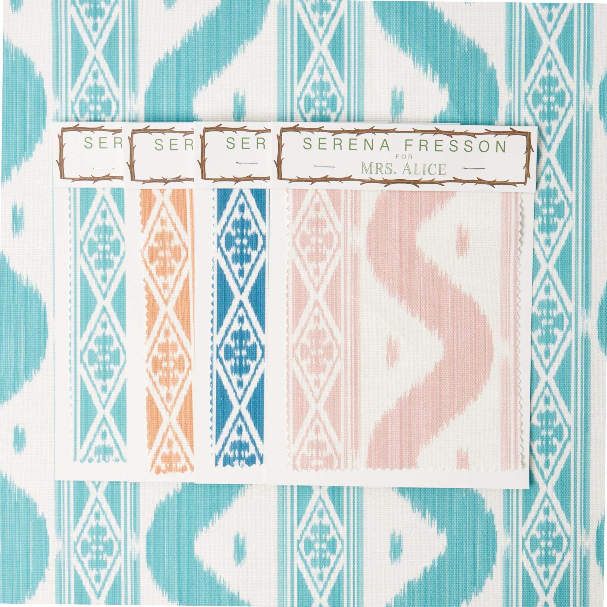 Ikat Stripe Fabric - Mrs. Alice