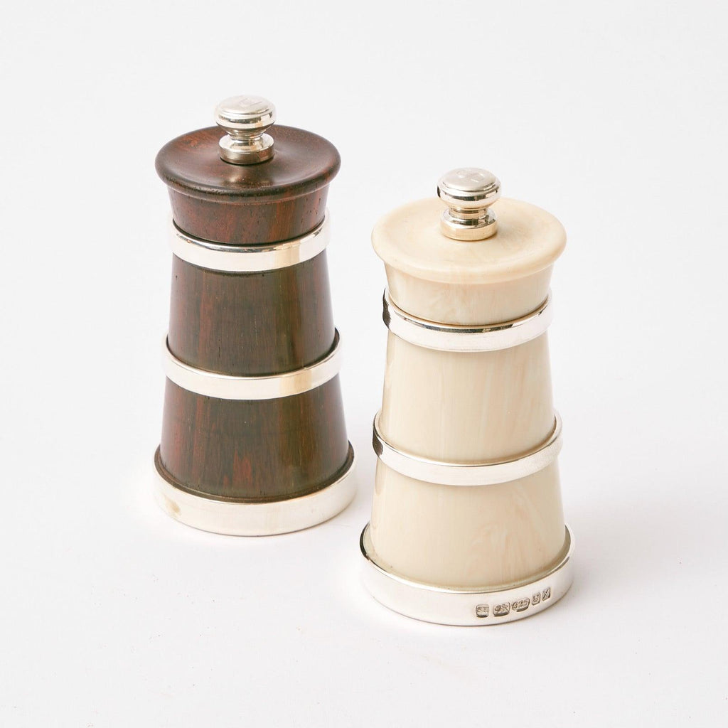 Sweet Alice Single Handed Ceramic Salt And Pepper Grinder Set