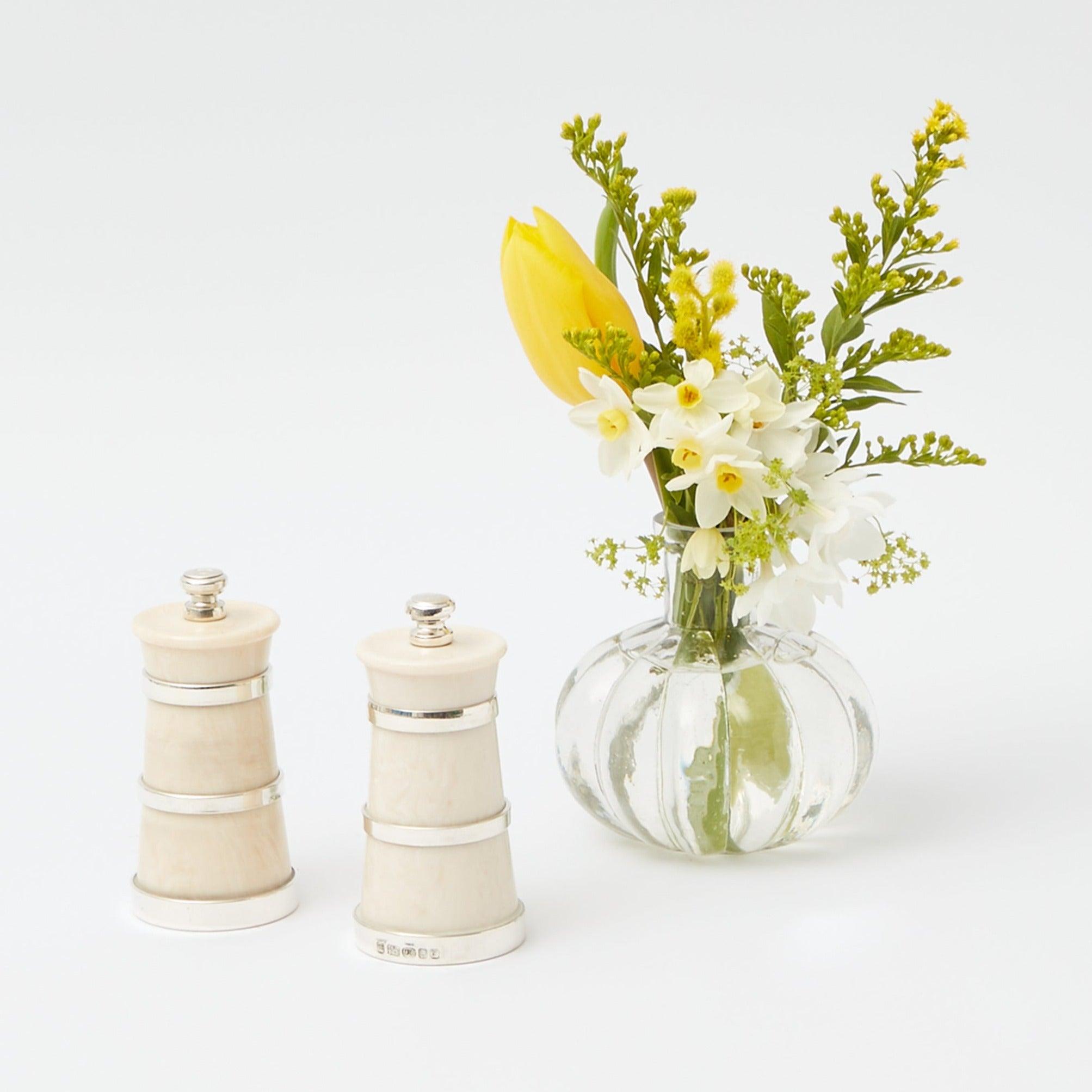 Ivory Salt & Pepper Set (Pair) – Mrs. Alice