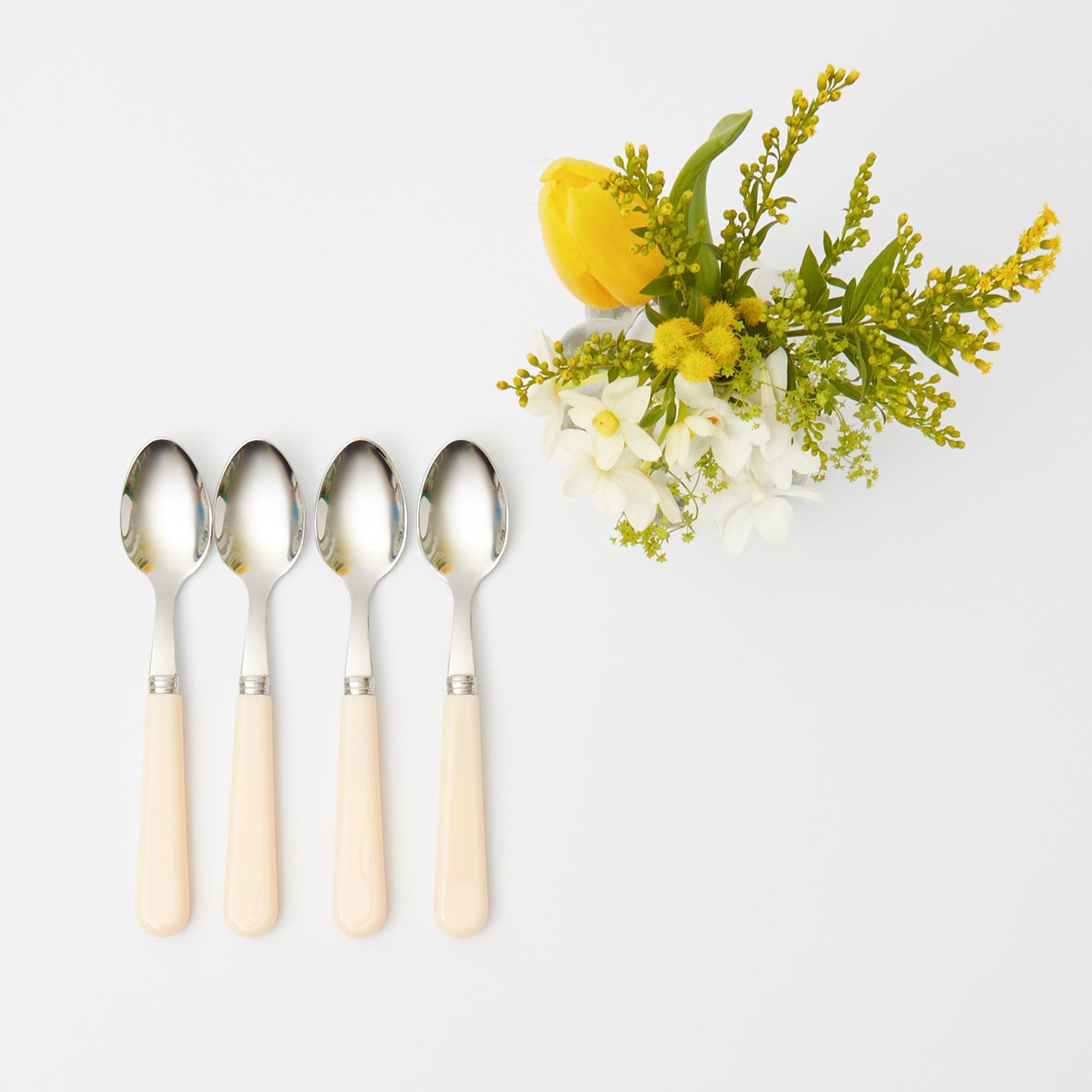 Ivory Teaspoons Set - Mrs. Alice