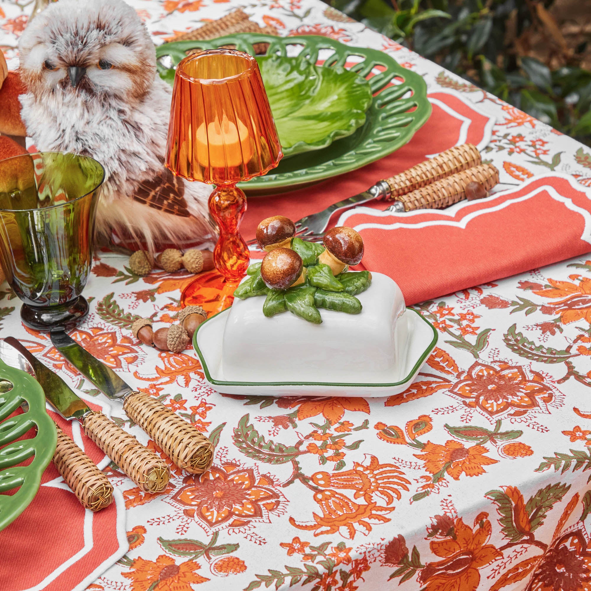 Elevate your dining experience with the rustic elegance of the Porcini Mushroom Butter Dish, designed for both form and function.