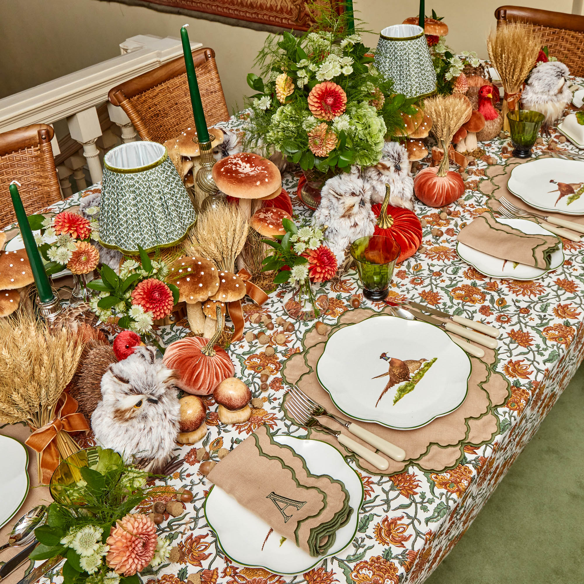 Scalloped Pheasant Dinner Plate