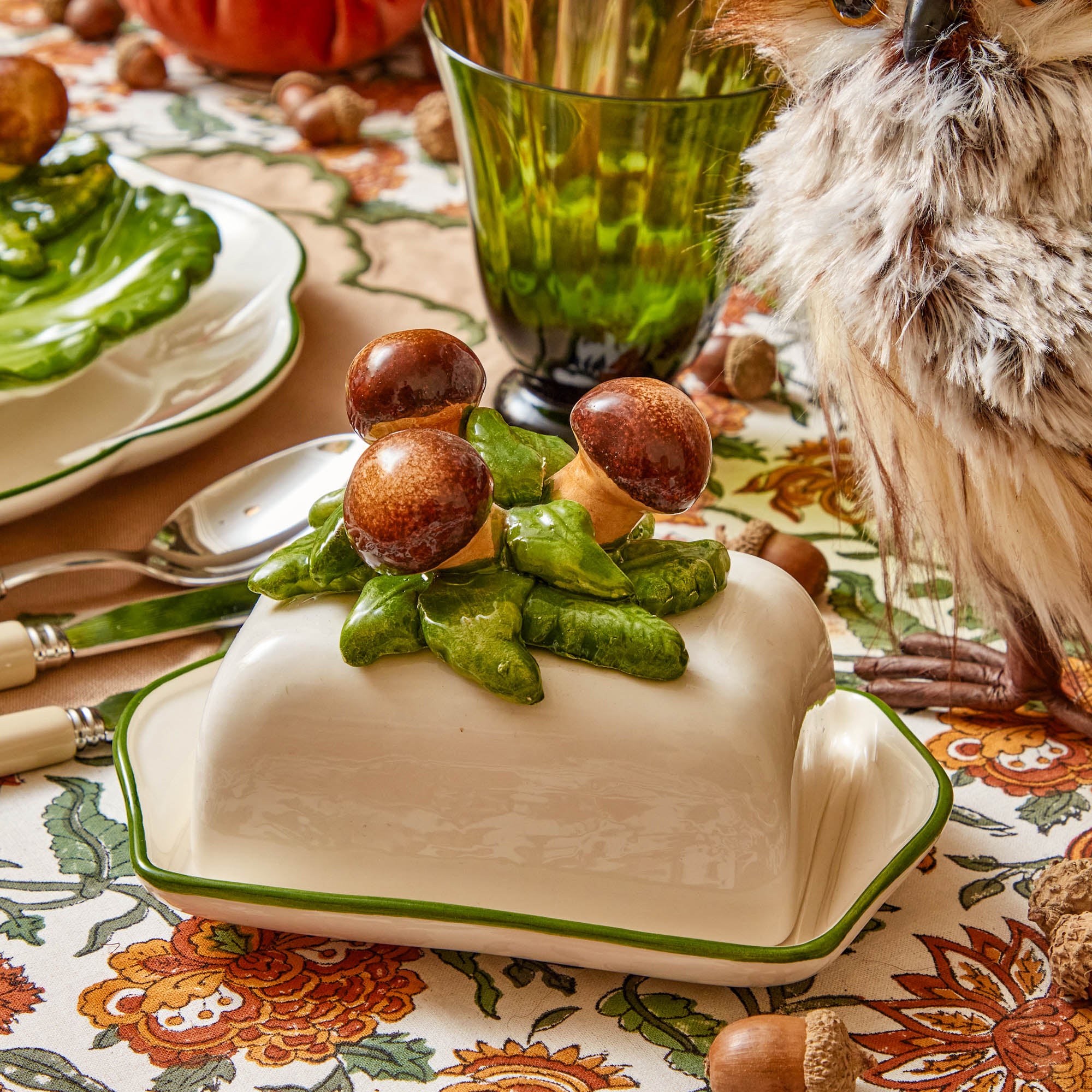 Porcini Mushroom Butter Dish