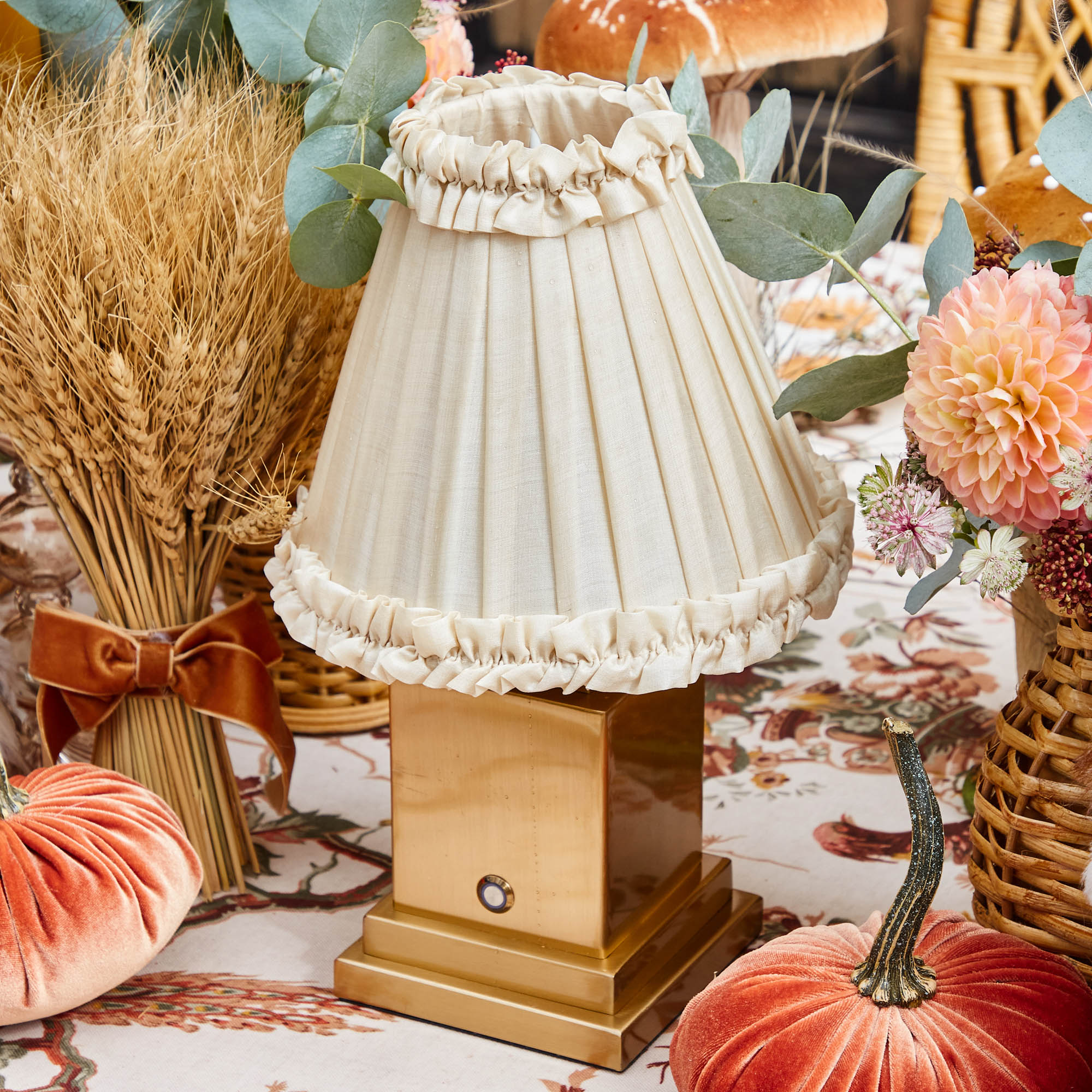 Floral cheapest Lampshade, French Country Pierre Deux Style