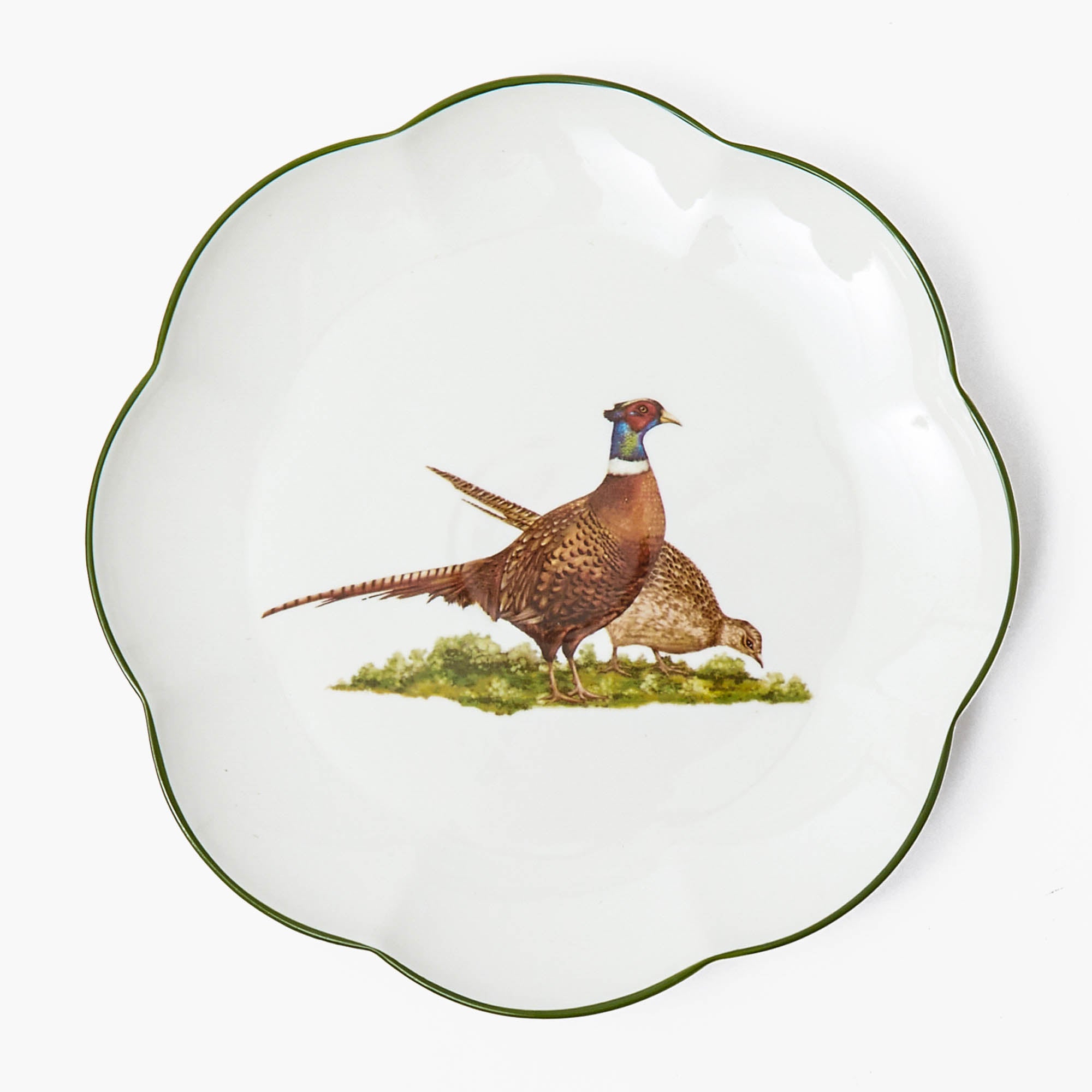 Scalloped Pheasant Dinner Plate