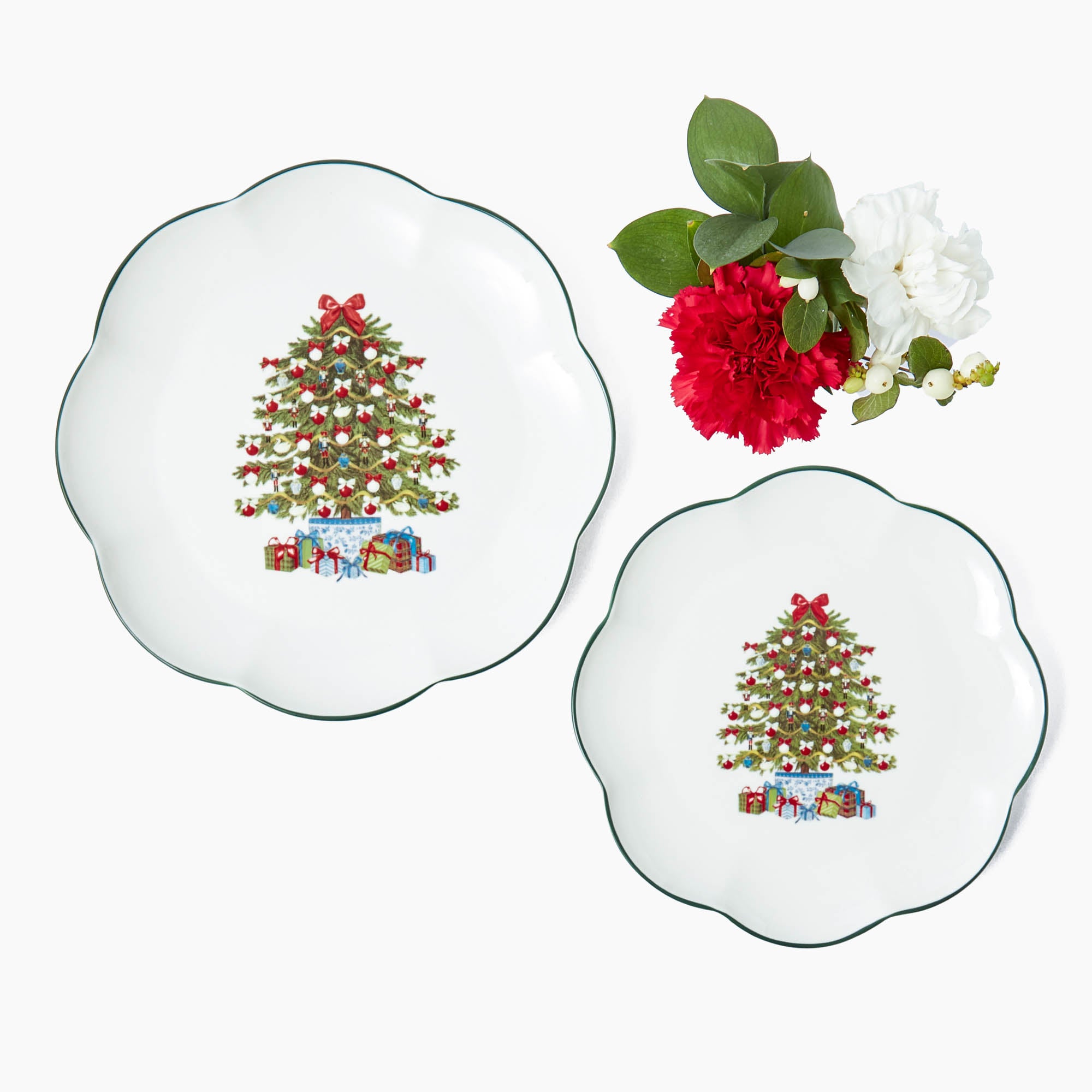 Mrs. Alice Christmas Tree Starter Plate (Set of 4)