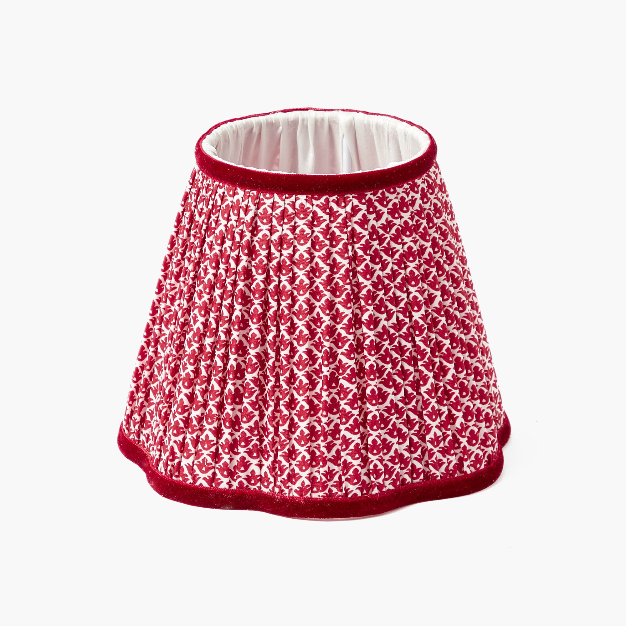 Red Lotus Lampshade (18cm)