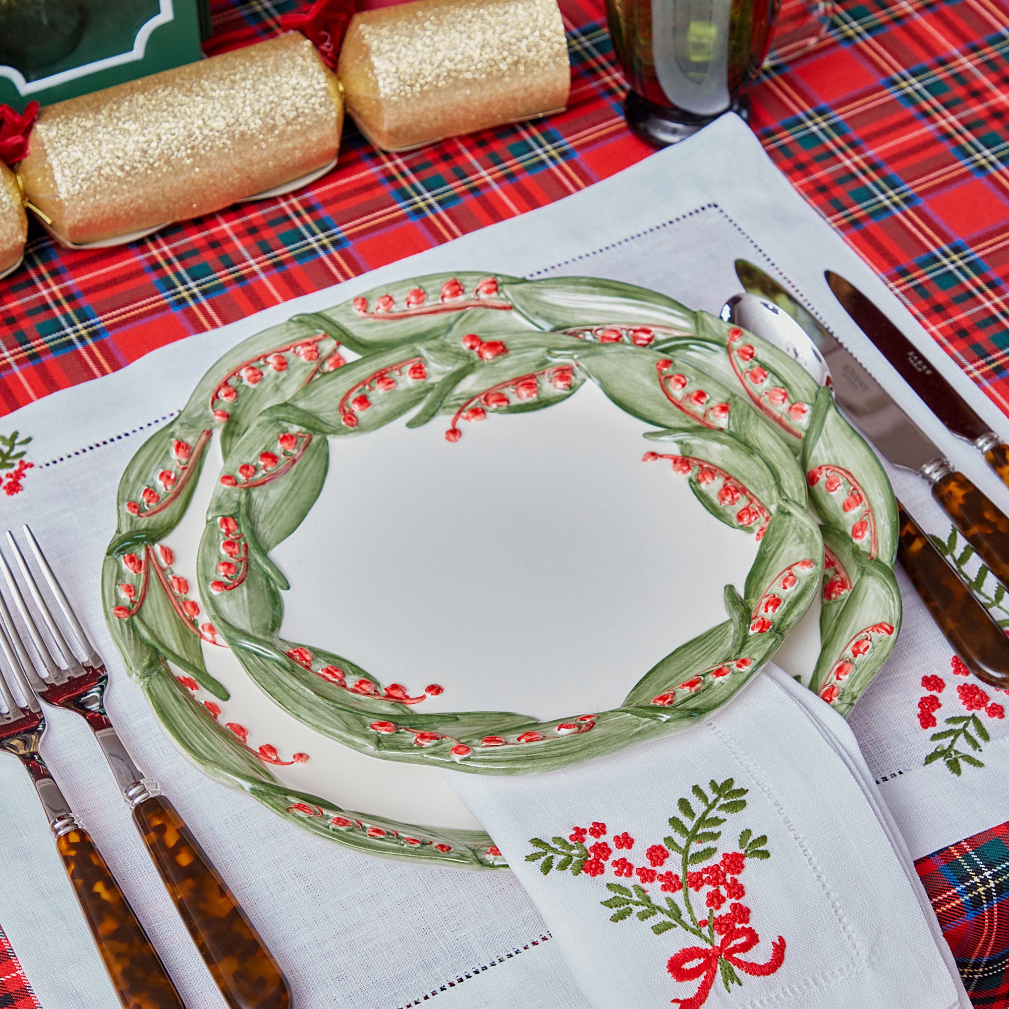 Cotone Red Linen Placemats (Set of 4)