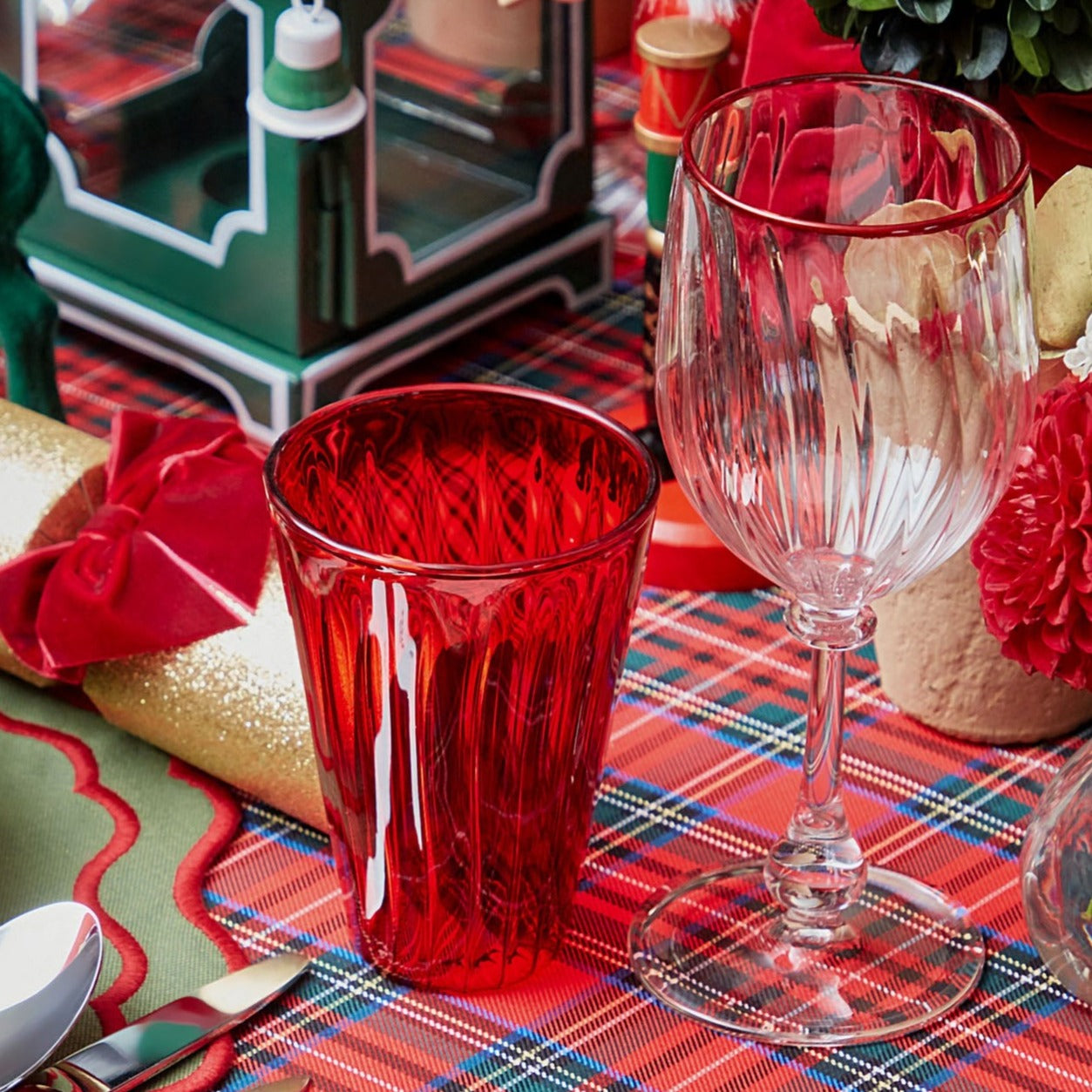 Cranberry Red Glasses (Set of 4) – Mrs. Alice