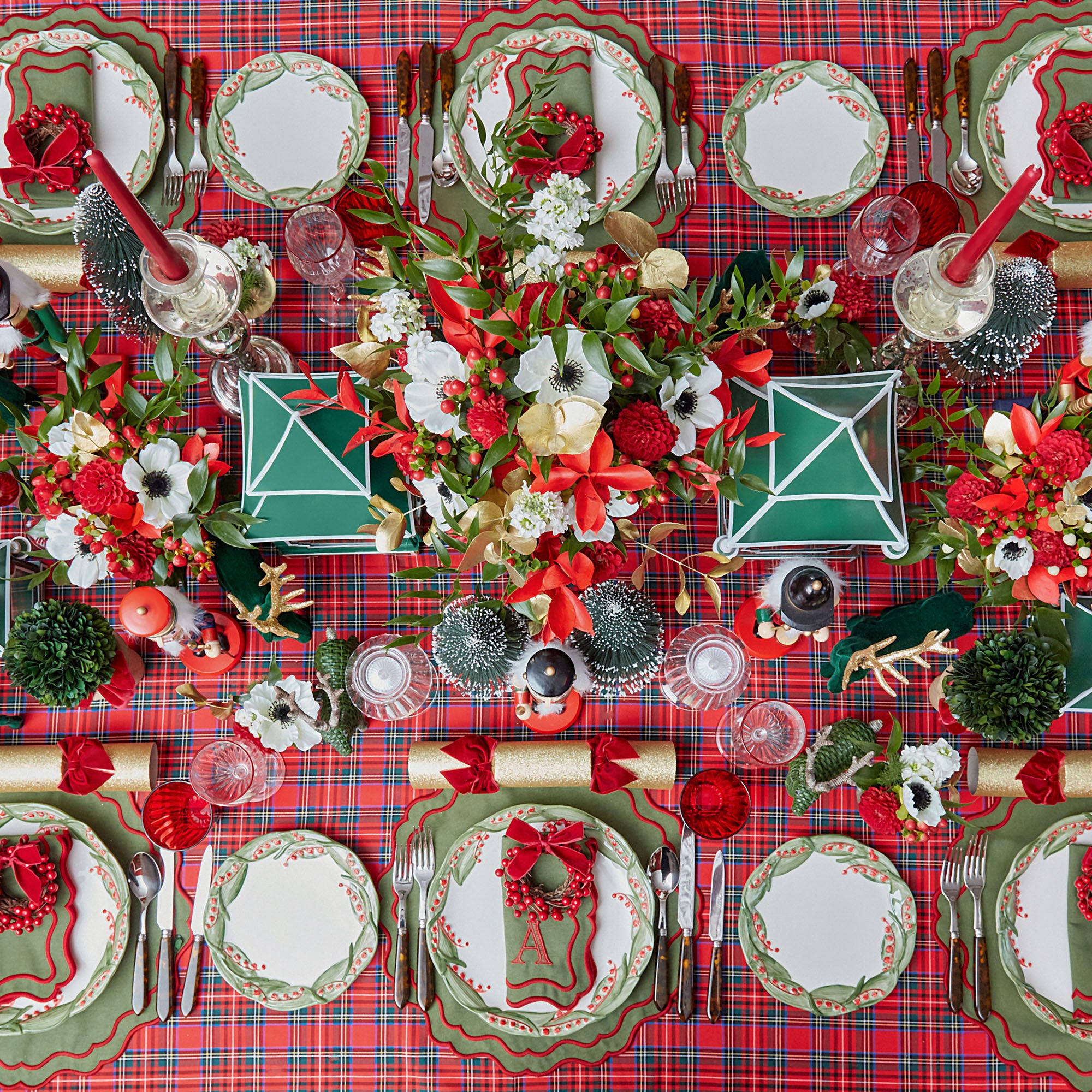 Holiday gatherings made more special with these Red Berry Plates.