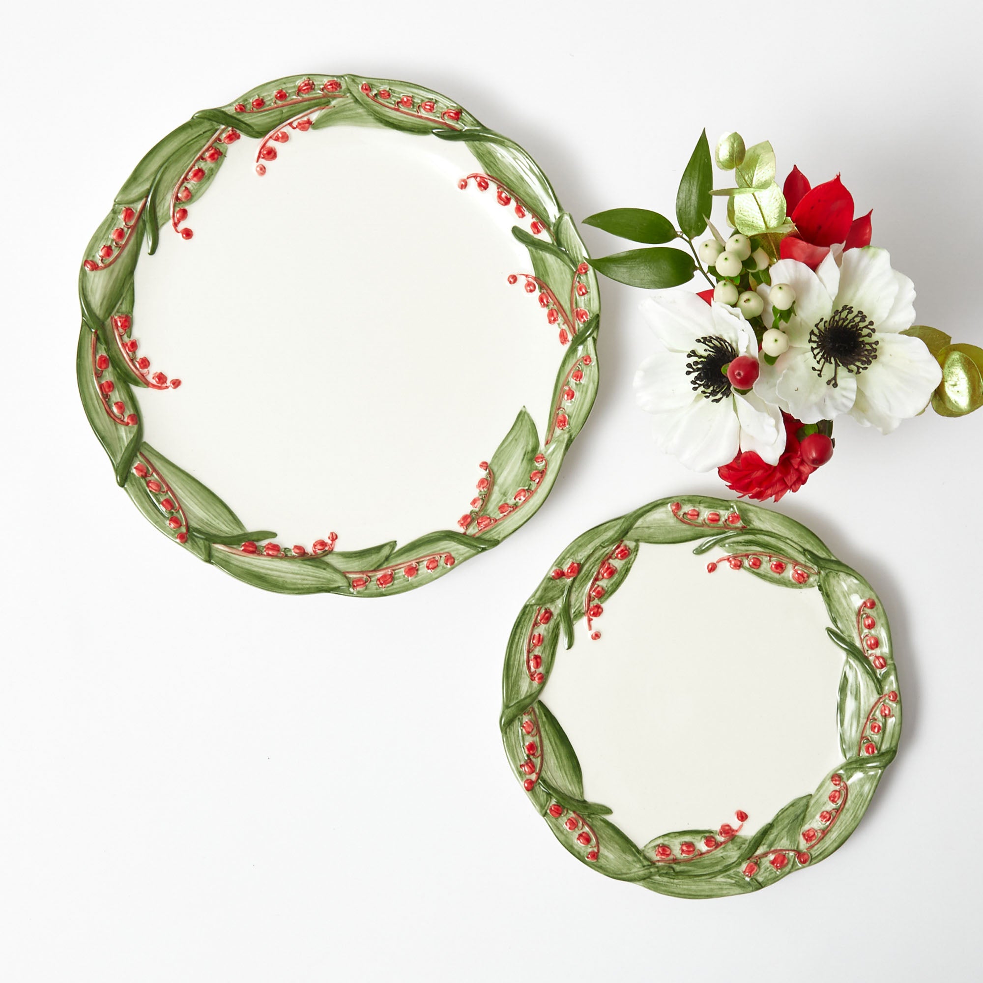 Enhance your festive feasts with Red Berry Dinner & Starter Plates.