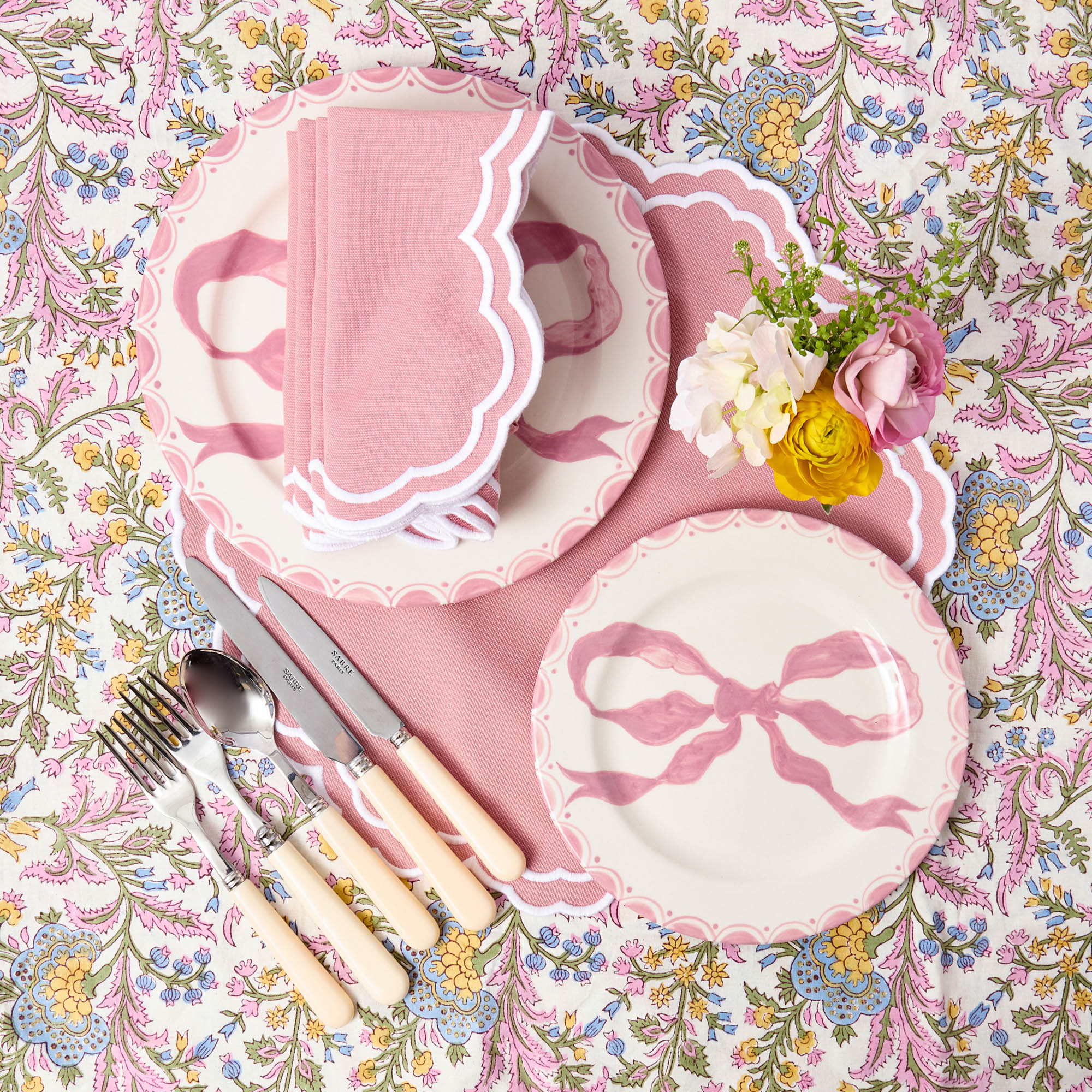 Allegra Pink Placemats (Set of 4)