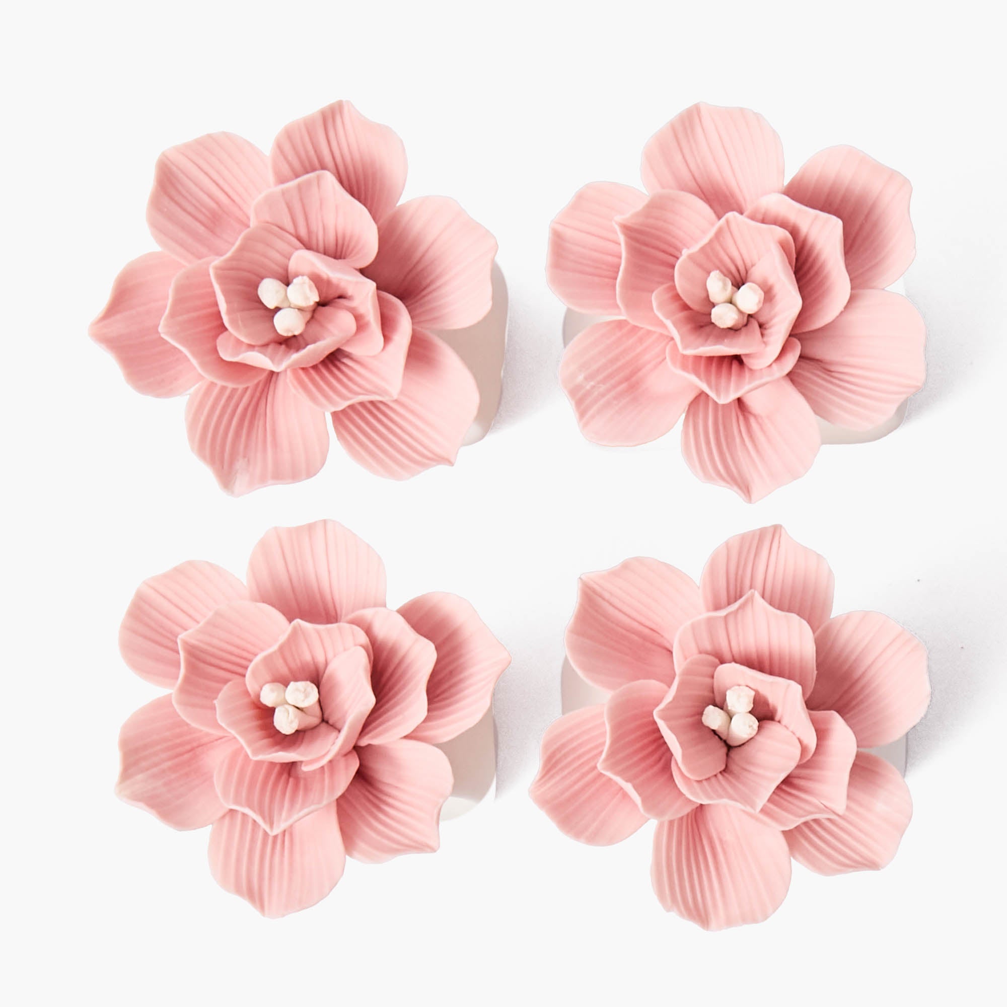 Petal Pink Fiore Napkin Rings (Set of 4)