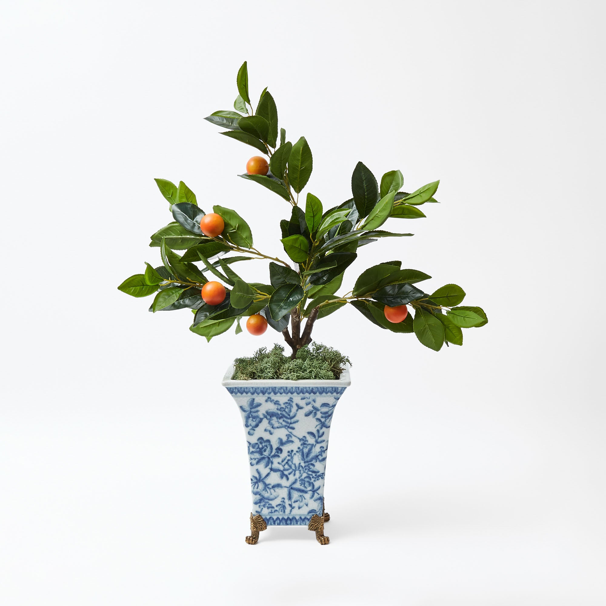 Blue & White Chinoiserie Planter