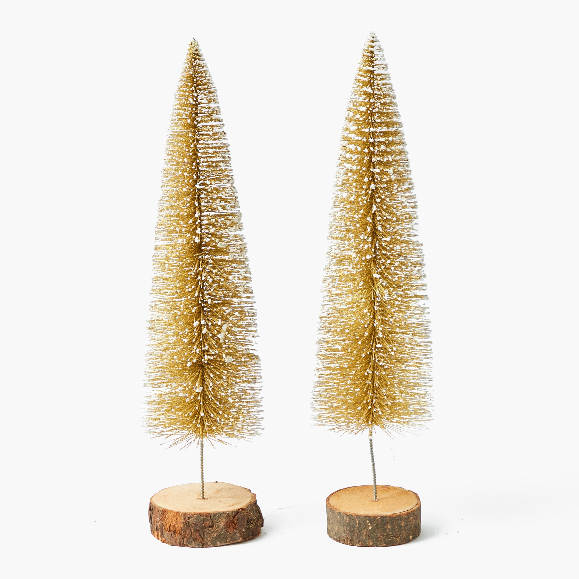 Large Gold Glitter Tree (Pair)