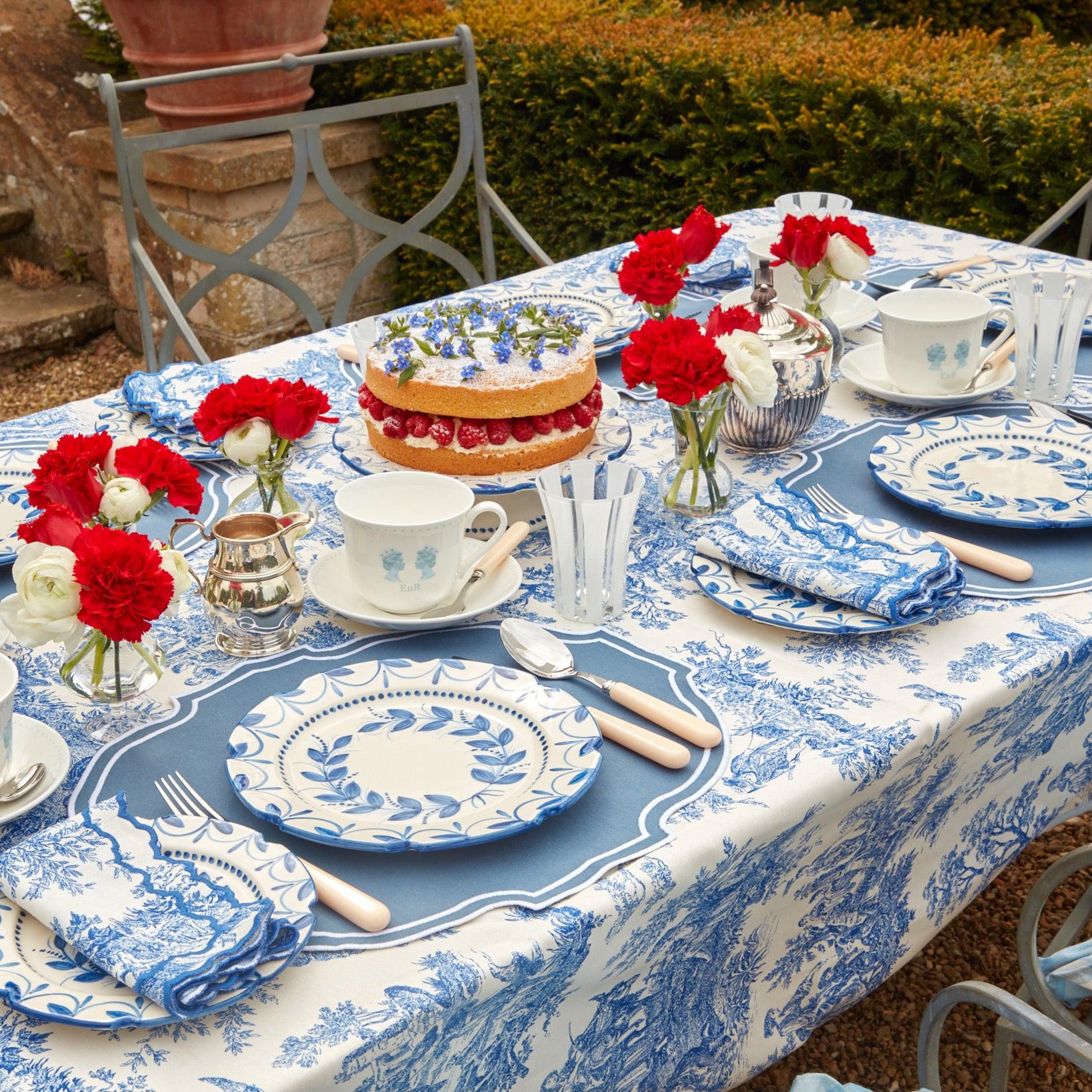 Lilibet Toile Tablecloth - Mrs. Alice