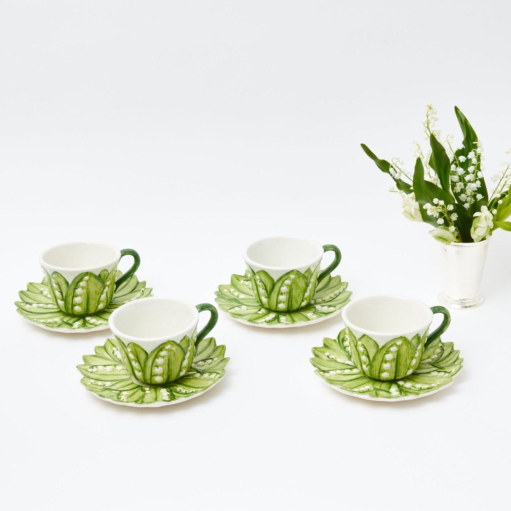 Lily of the Valley Breakfast Cup & Saucer - Mrs. Alice