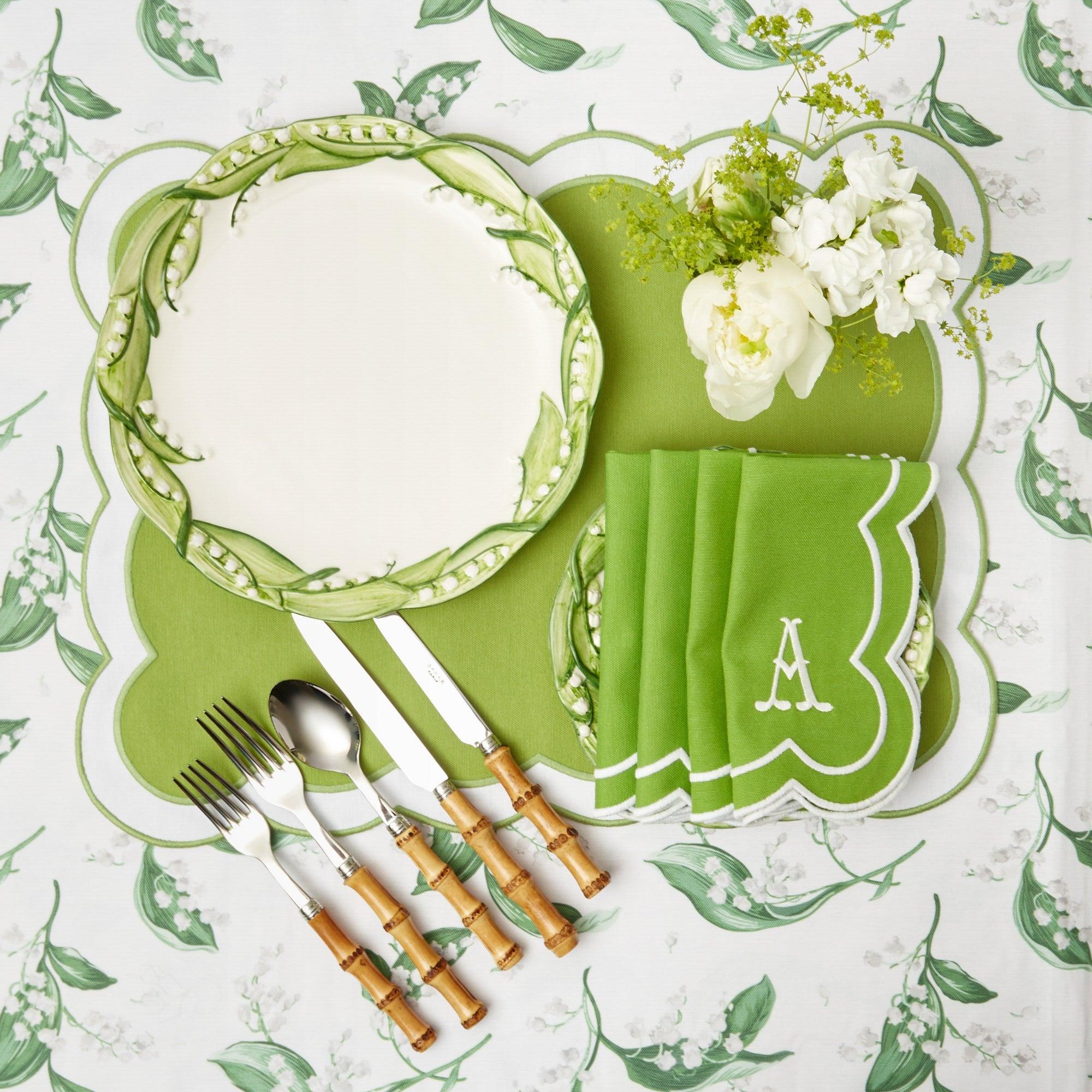 Lily of the Valley Dinner Plate - Mrs. Alice