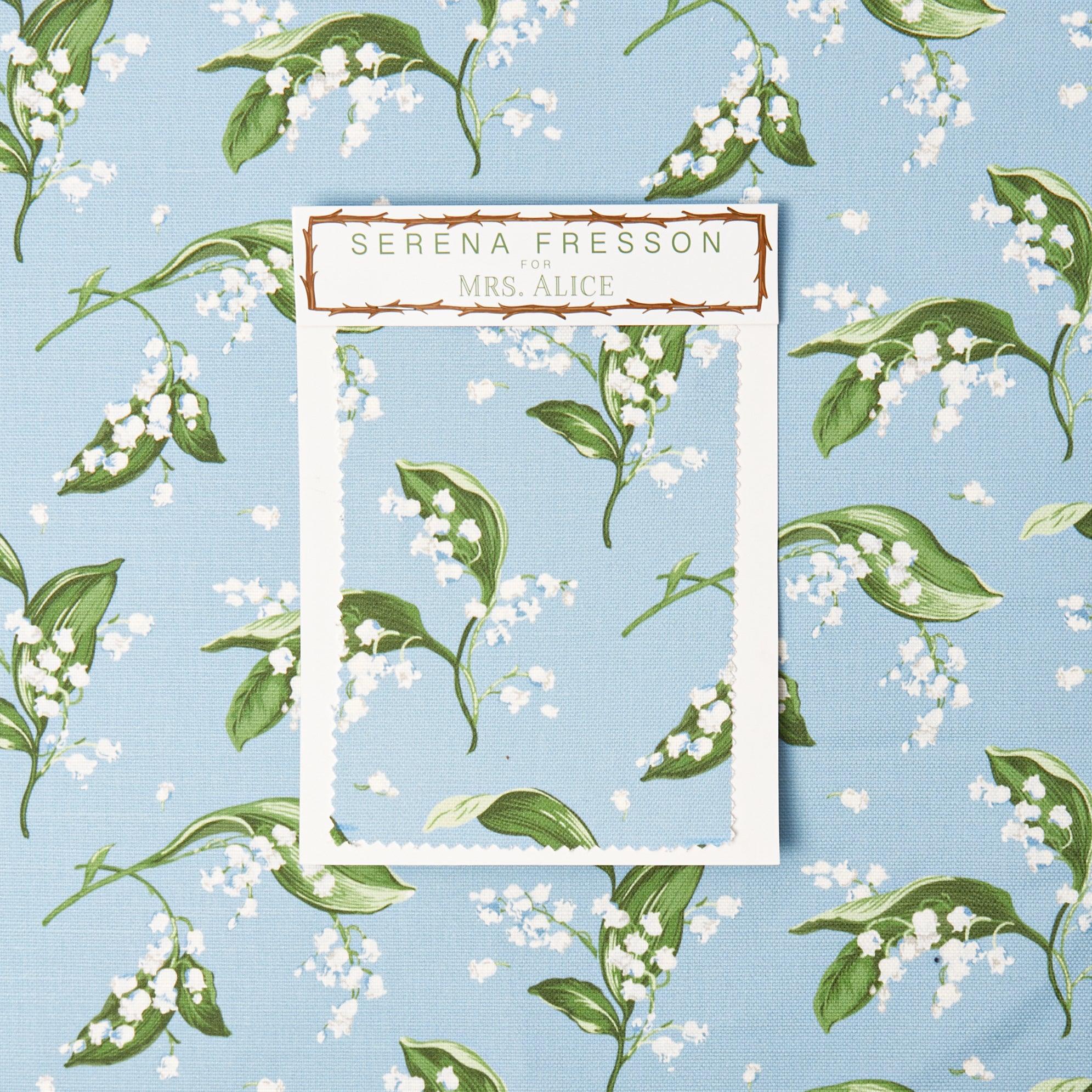 Lily of the Valley Fabric - Mrs. Alice