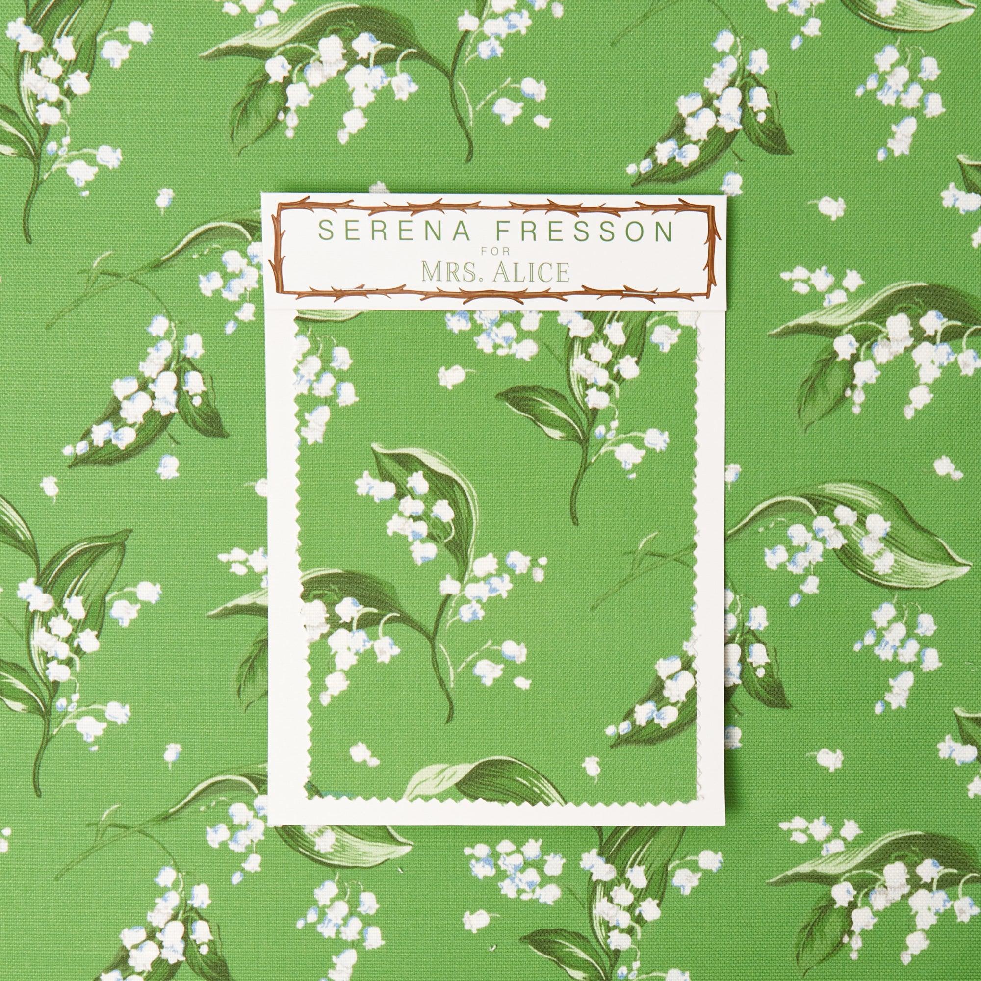 Lily of the Valley Fabric - Mrs. Alice